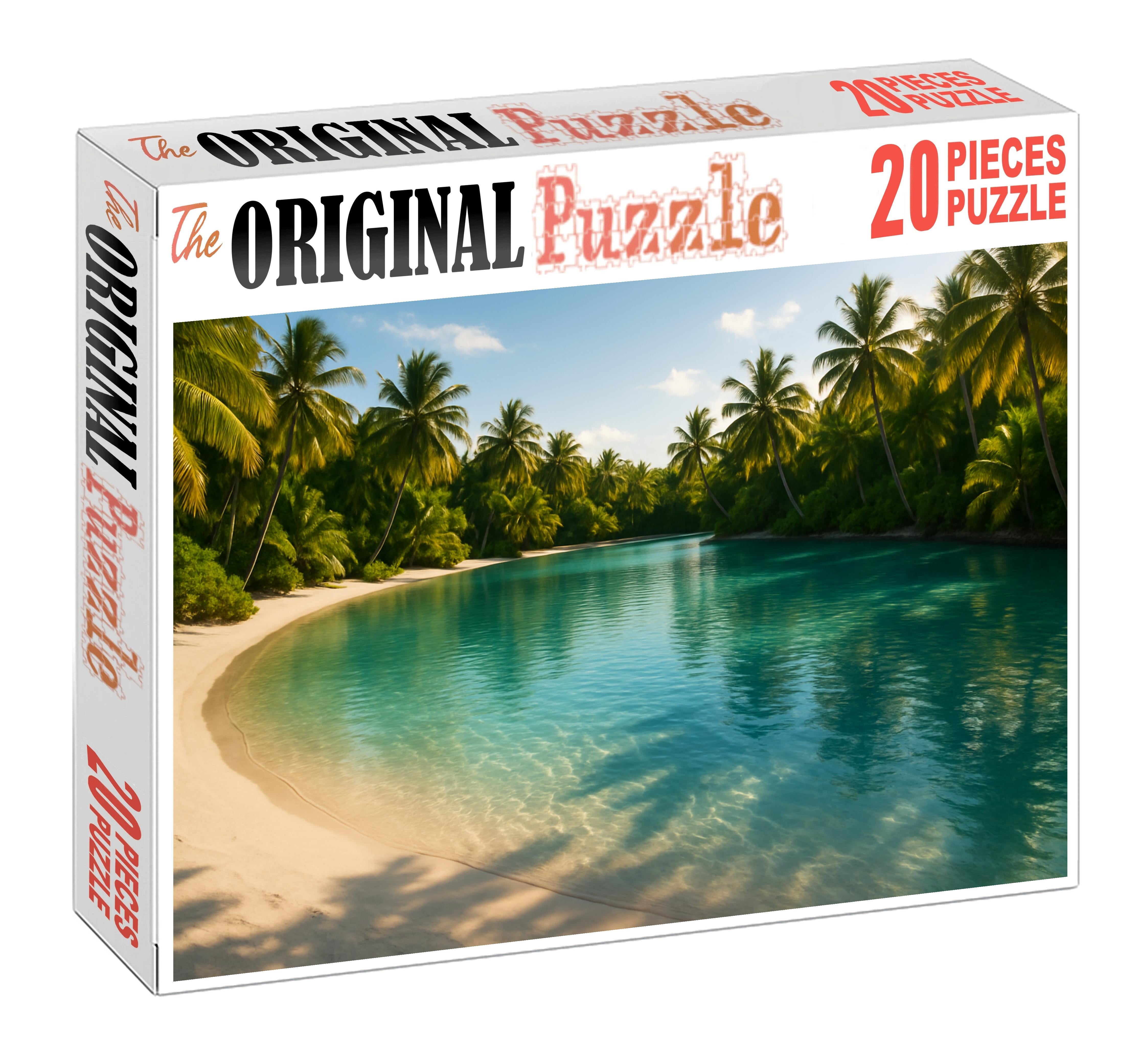 Sapphire Lagoon Seclusion Mini Puzzle