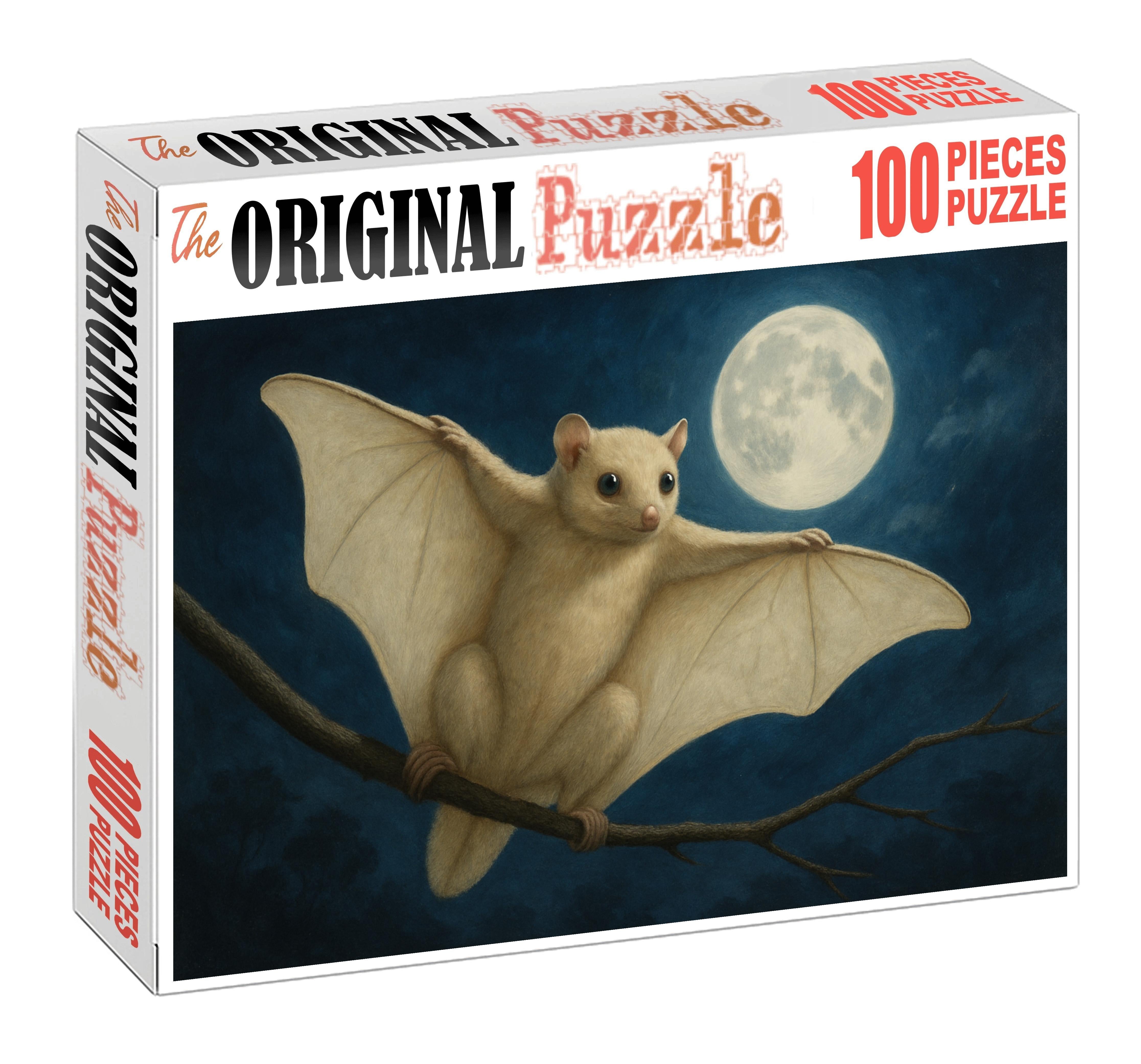 Ivory Spined Glider Nocturnal Mammal With Leaflike Patagium Puzzle Collection