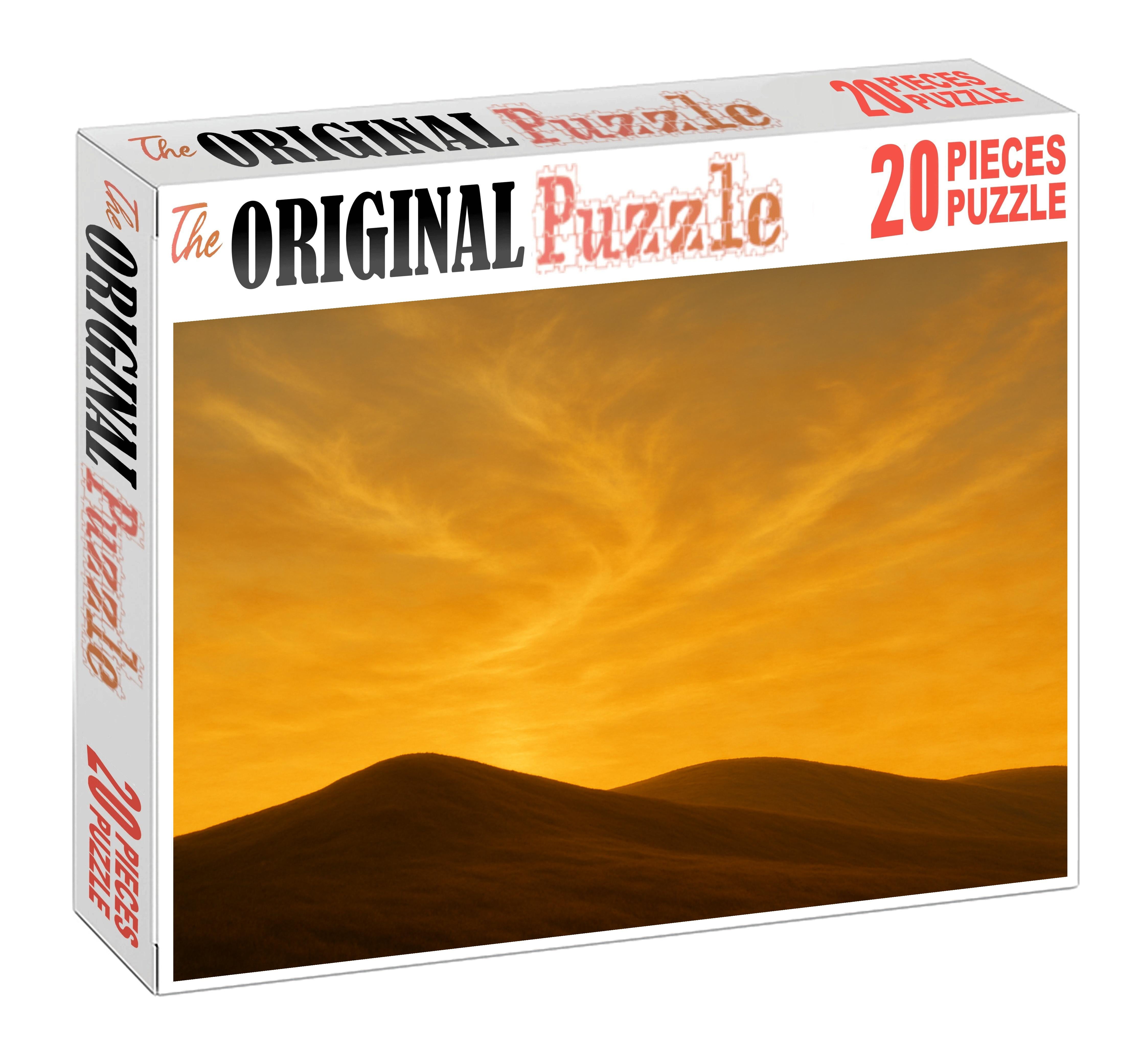 Golden Hour Ridge Line 200 Piece Puzzle