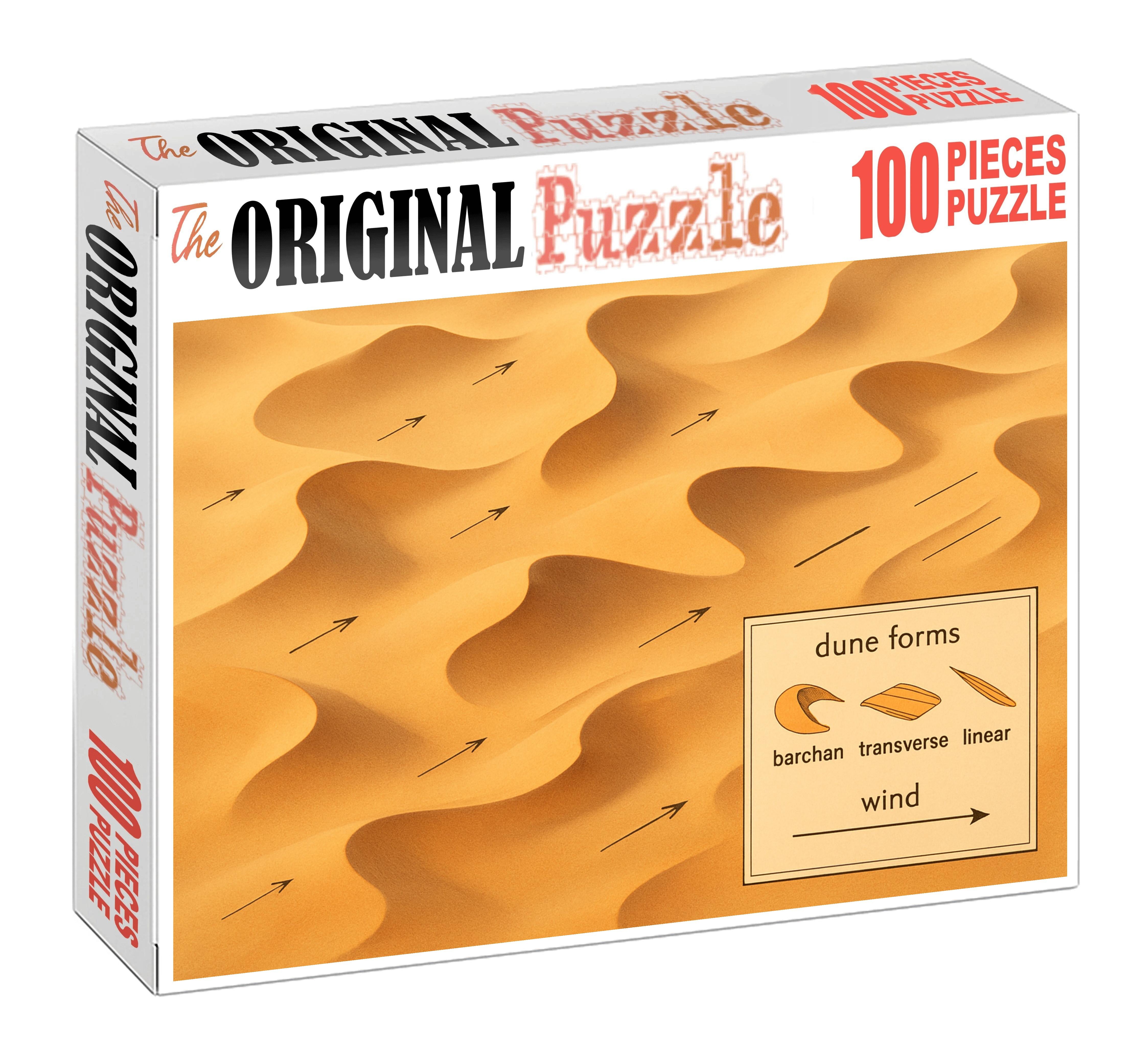 Desert Dune Morphology Map Puzzle For Kids