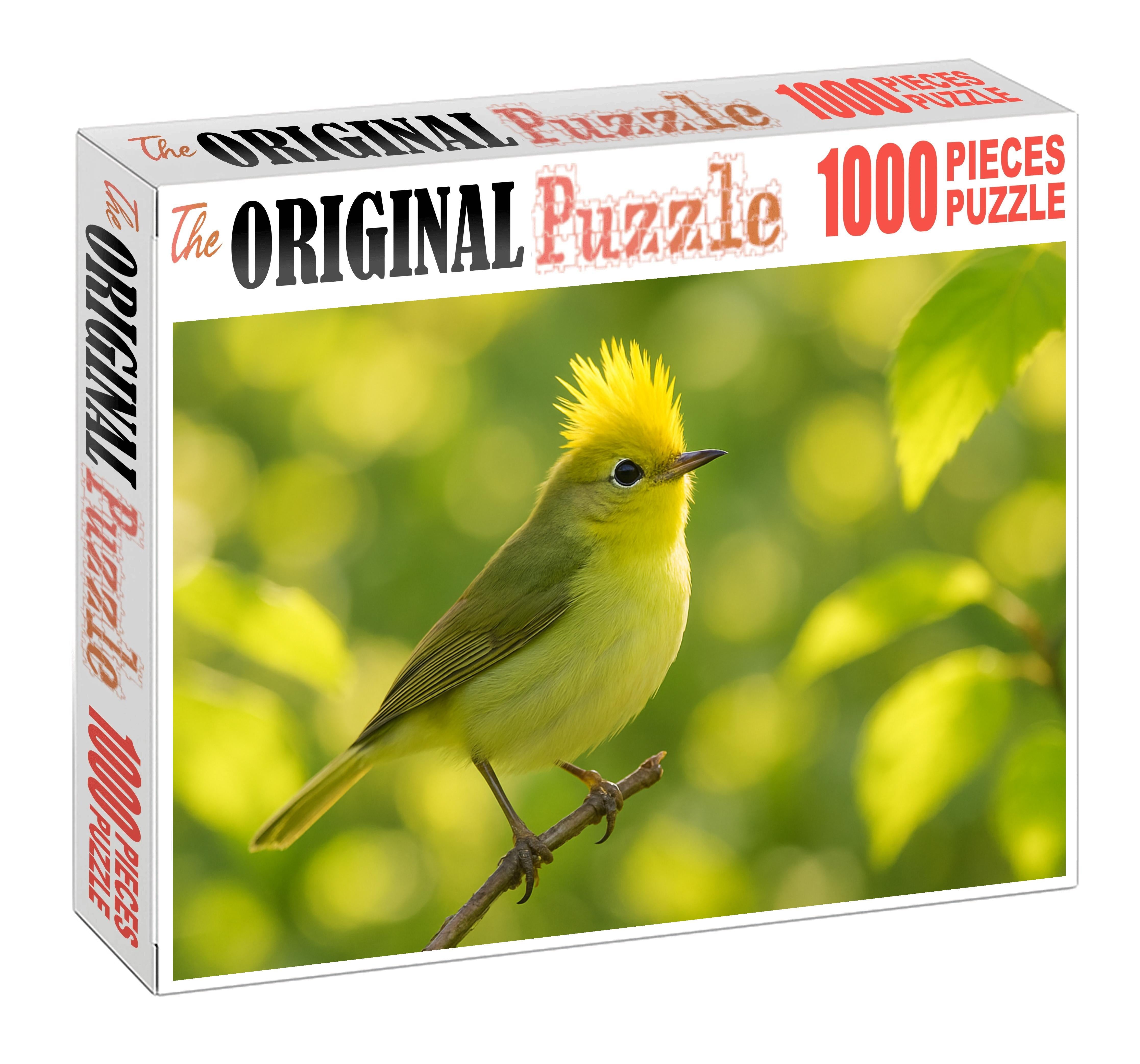 Golden-crested Warbler Tiny Crowned Songster 50 Piece Puzzle