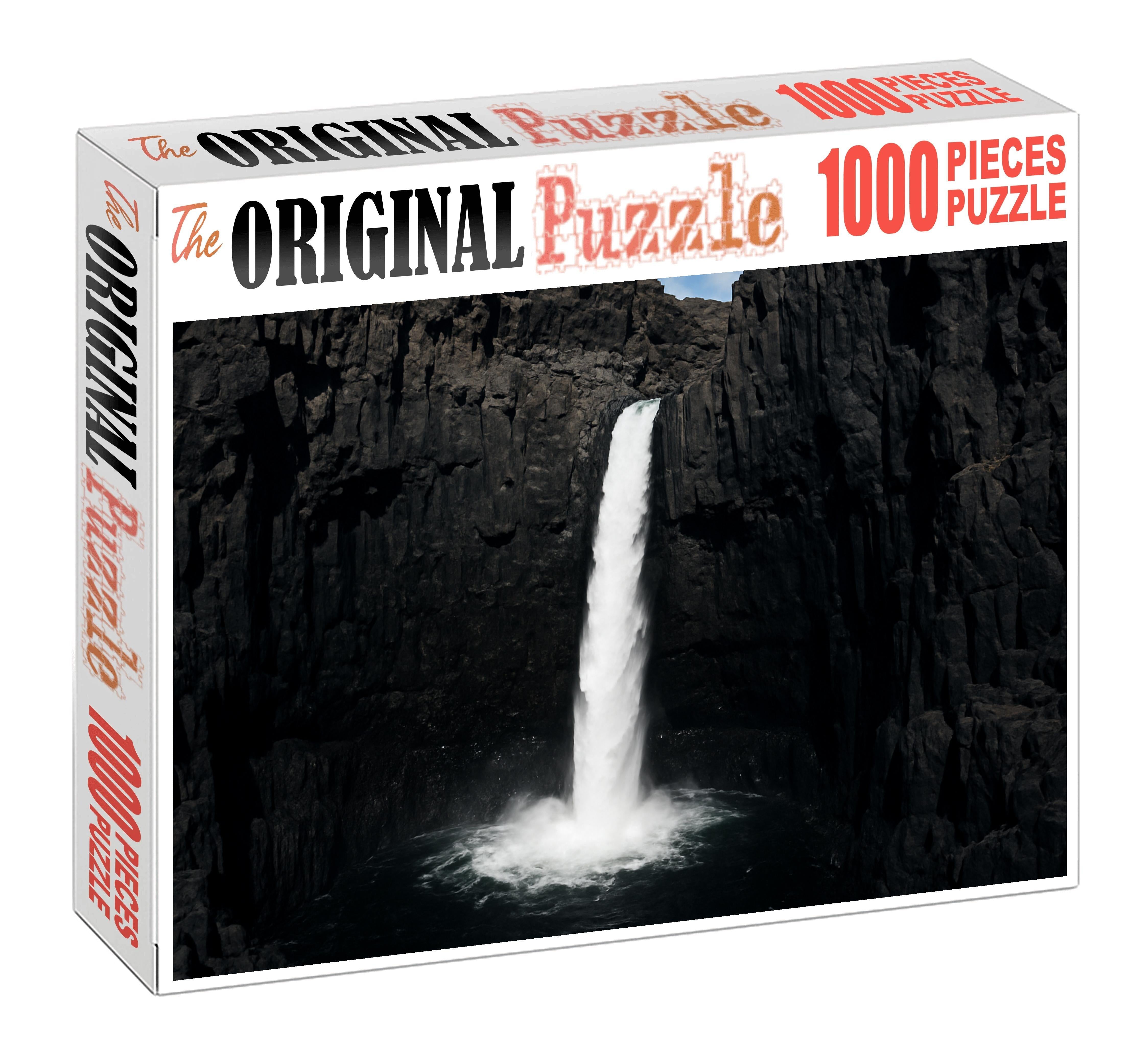Ivory Vein Plunge Large Format Puzzle
