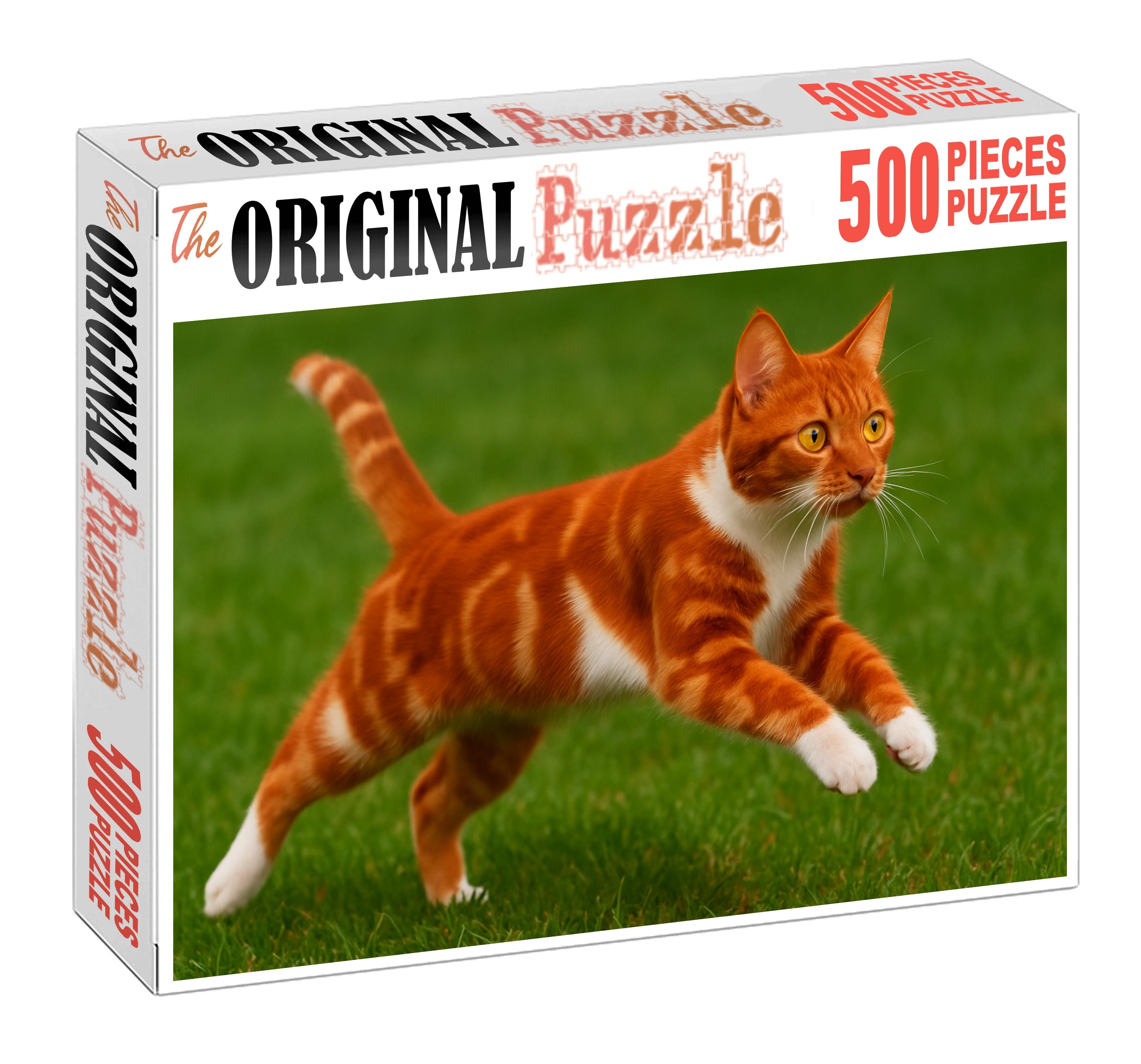 Crystal Blaze White-spotted Red Shorthair With Bold Spirit Family Puzzles