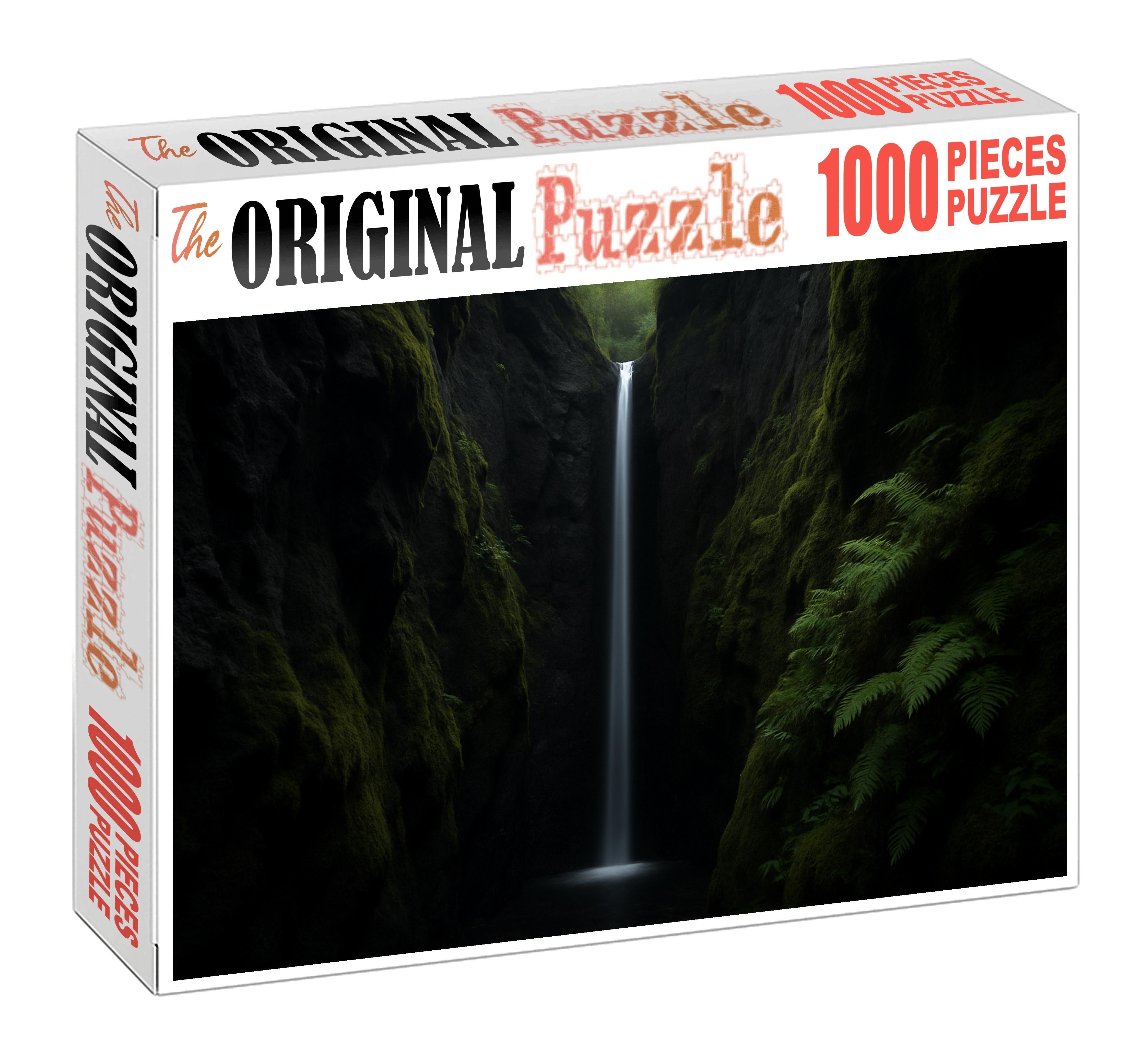 Silent Ebony Cascade Large Format Puzzle