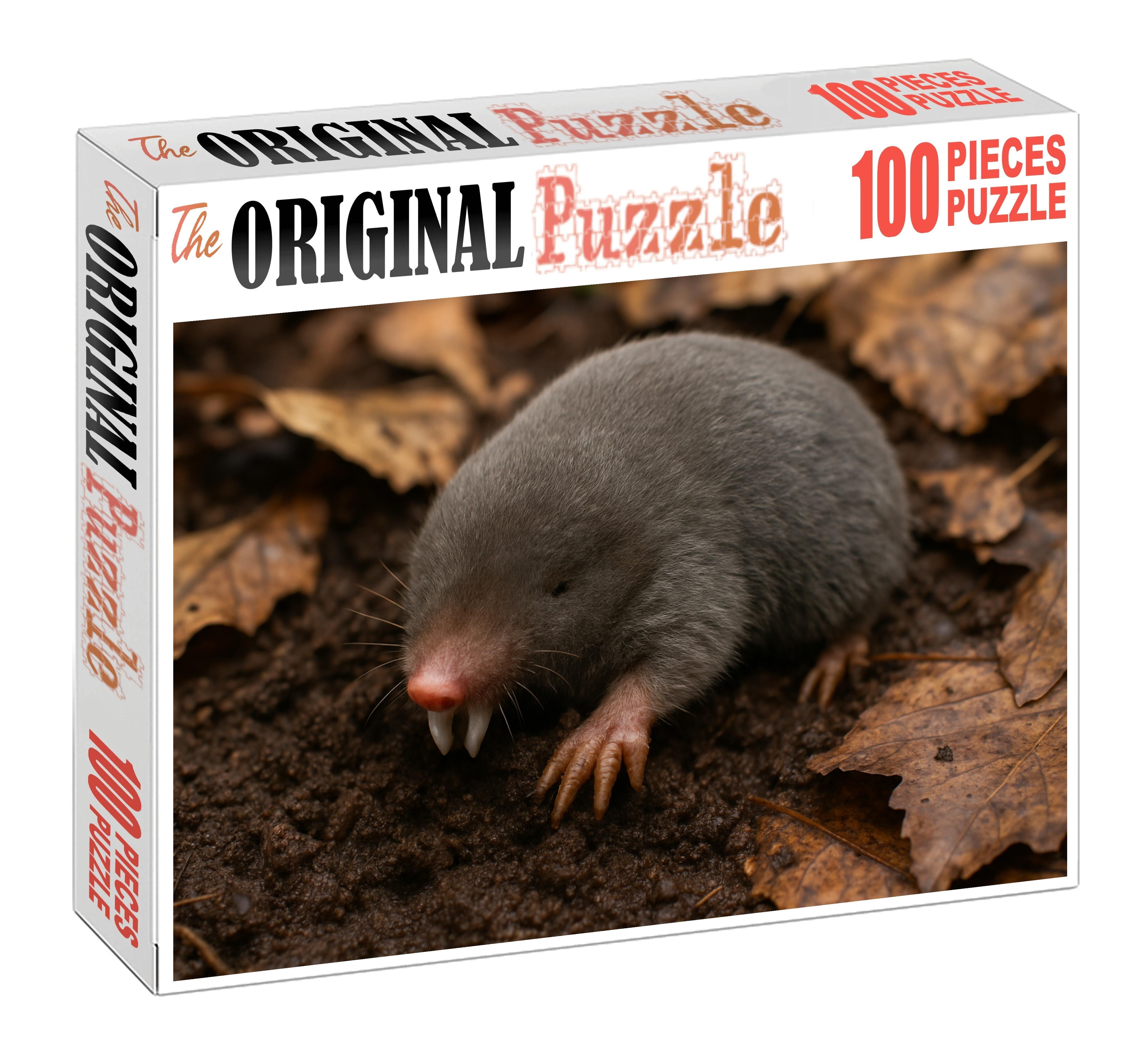 Pearl Tusked Mole Burrowing Specialist With Iridescent Protrusions Puzzle For Adults