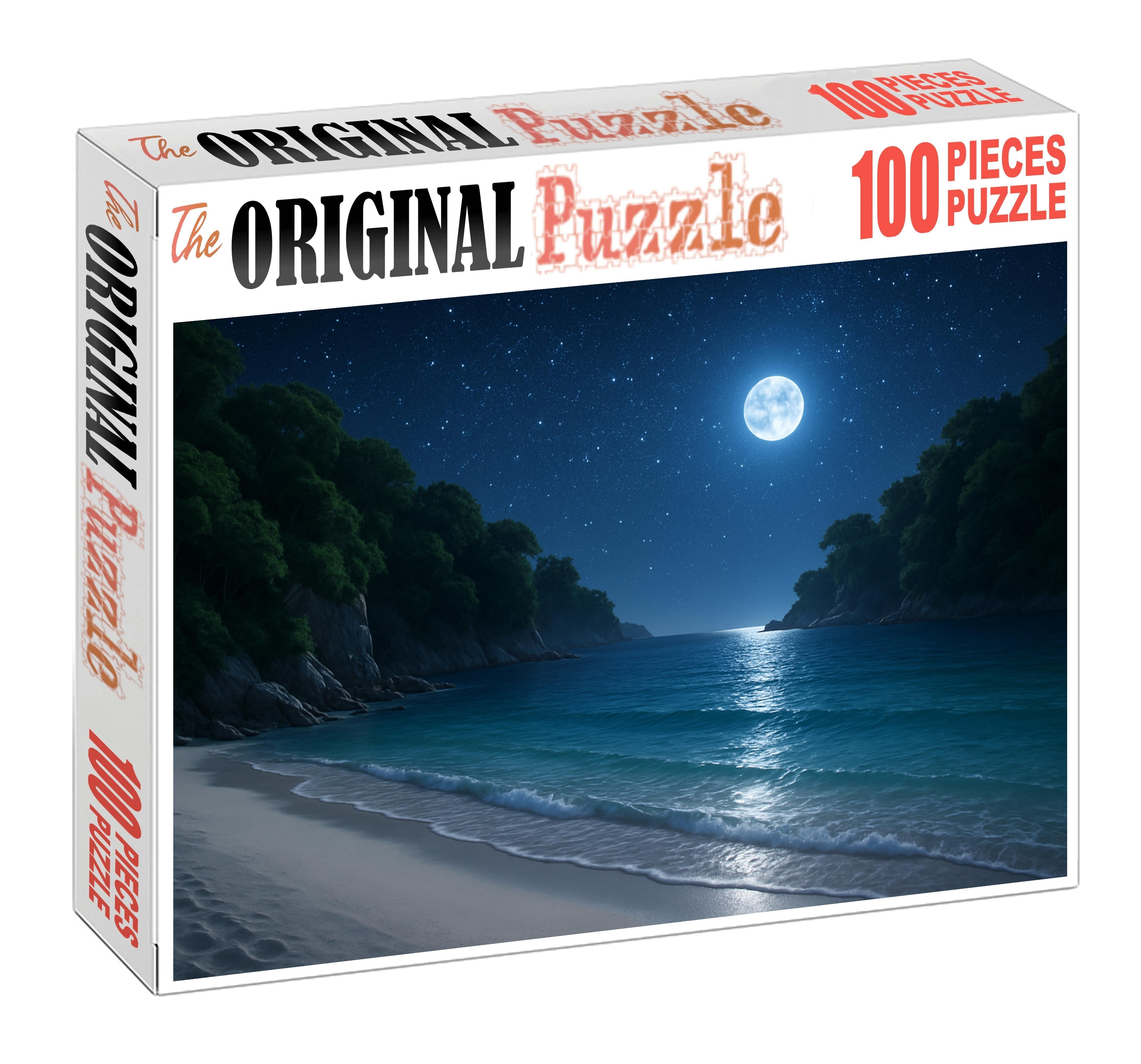 Secluded Moonlit Bay 100 Piece Puzzle
