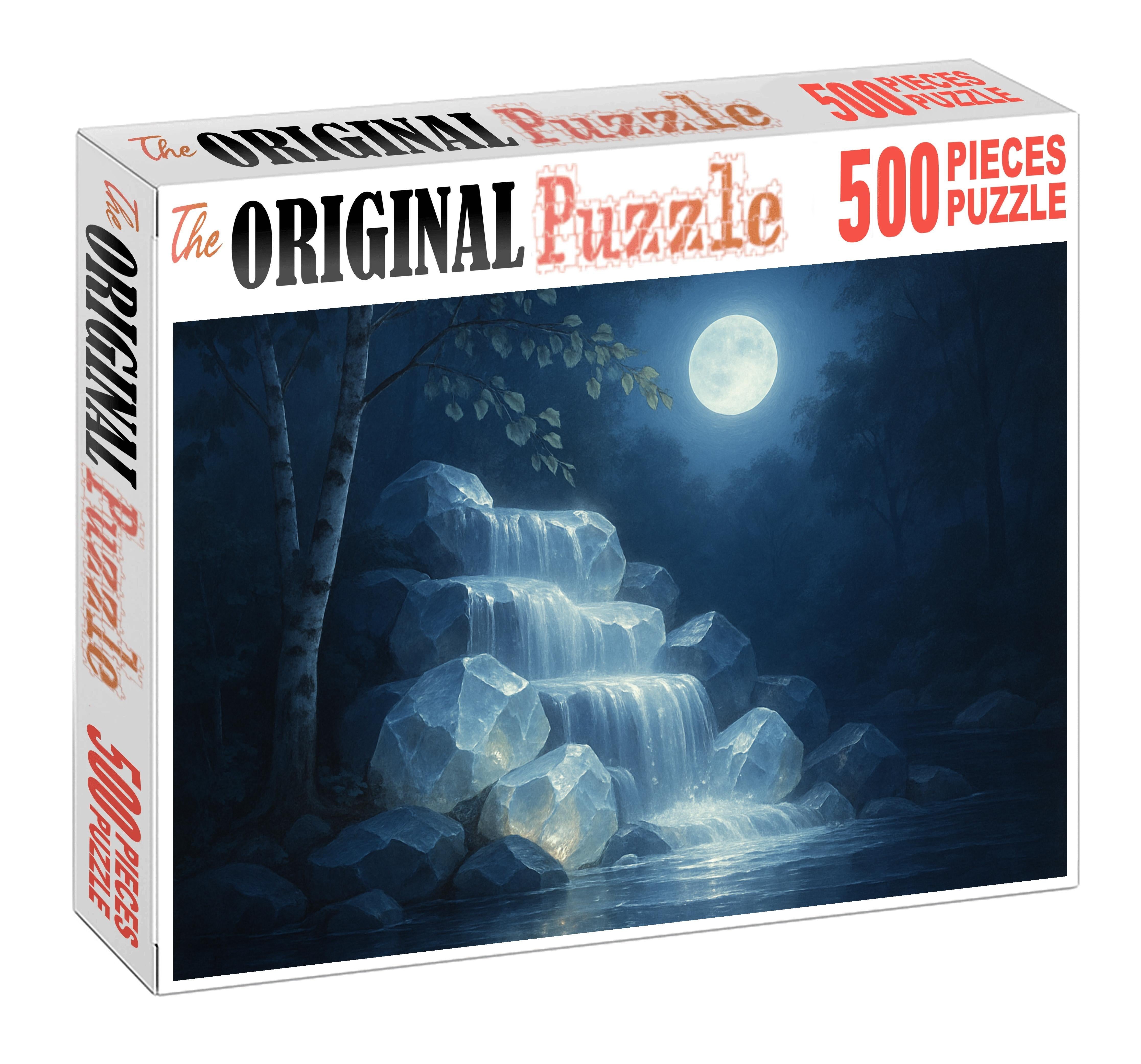 Moonlit Crystal Cascade 100 Piece Puzzle