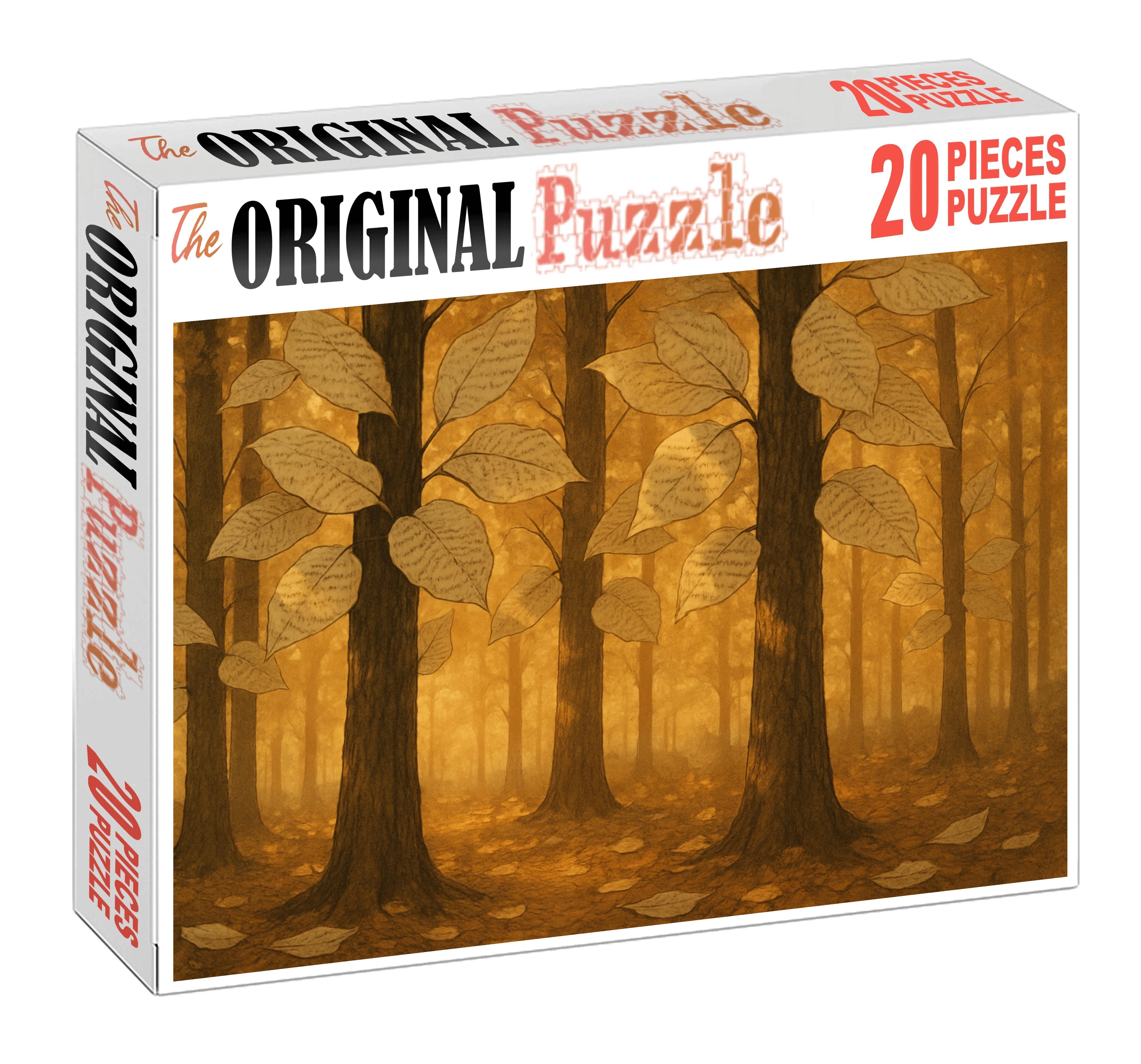 The Whispering Canopy Of Paper Leaves Puzzle Collection