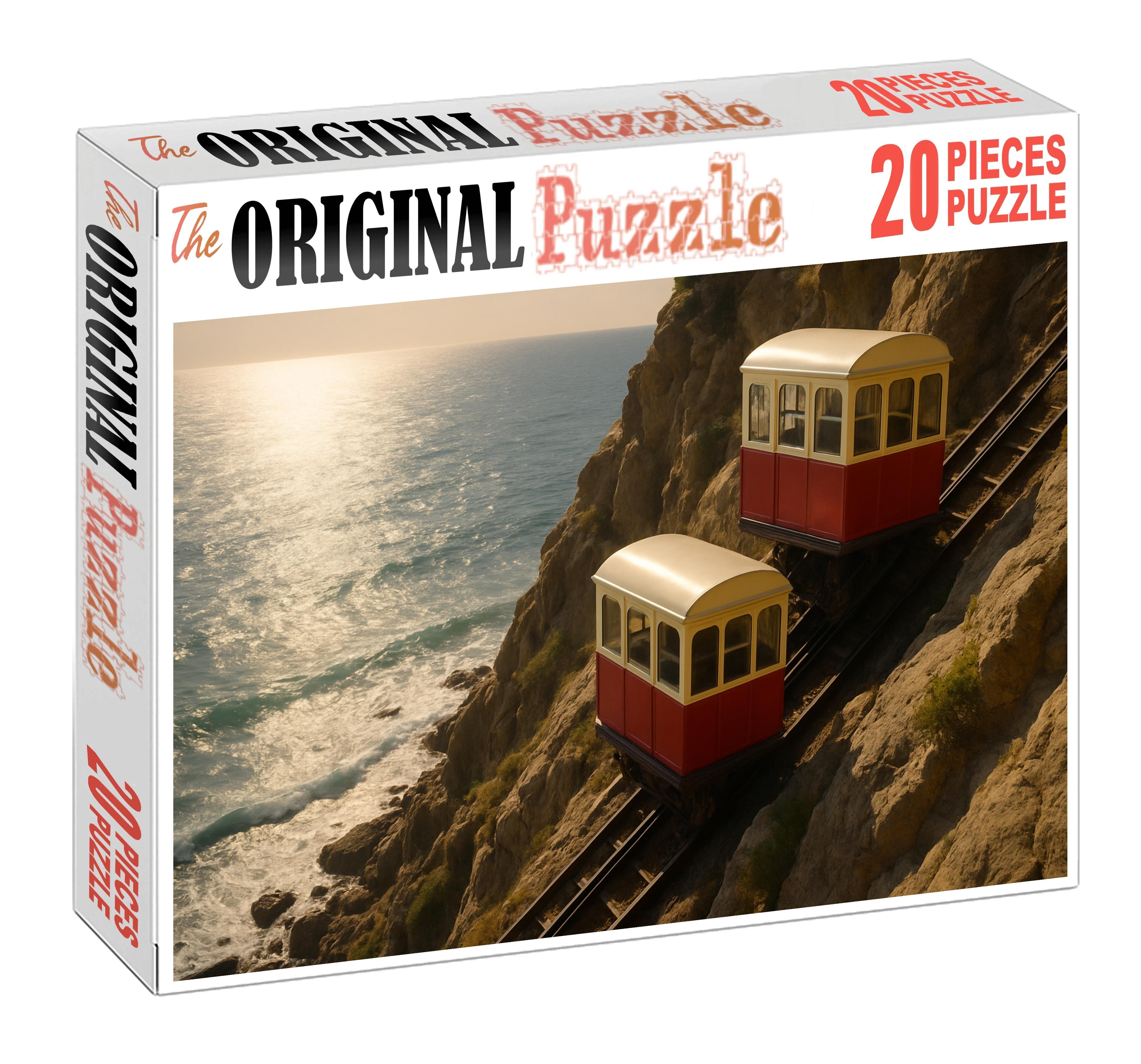 Sunset Coastal Funicular 300 Piece Puzzle