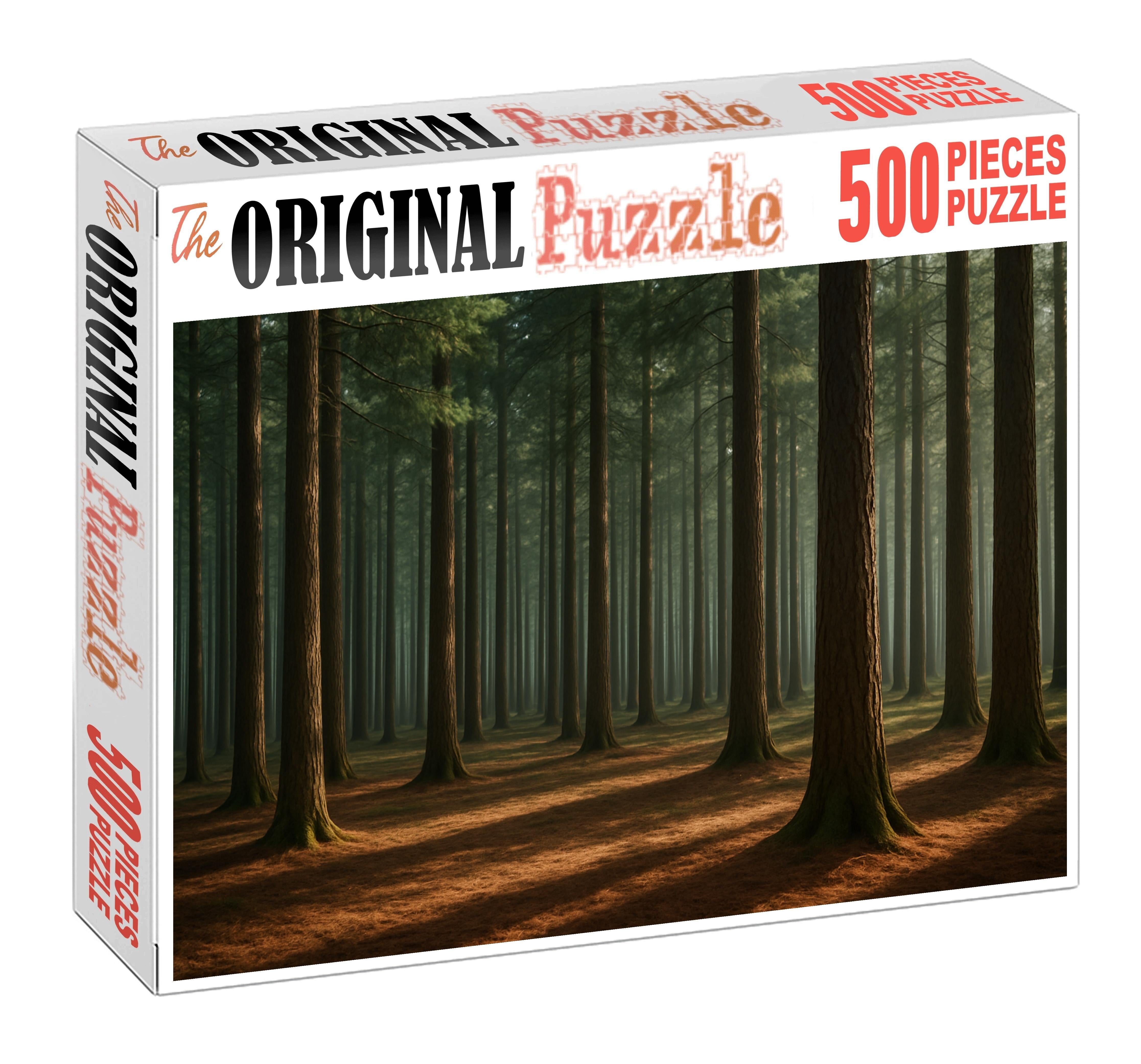 Quiet Pine Shadows Puzzle Collection