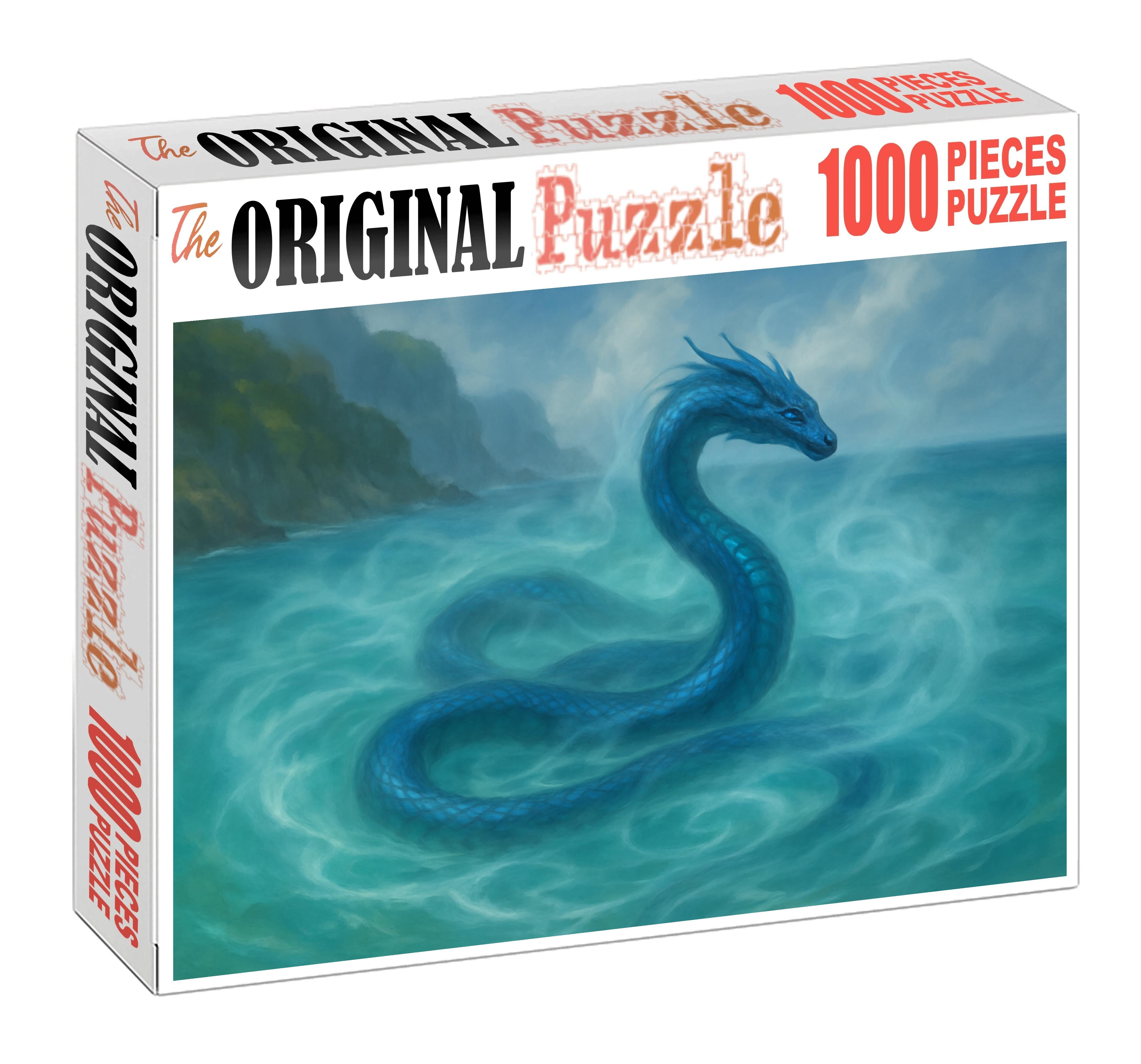 Azure Mirage Serpent Premium Puzzle Pieces
