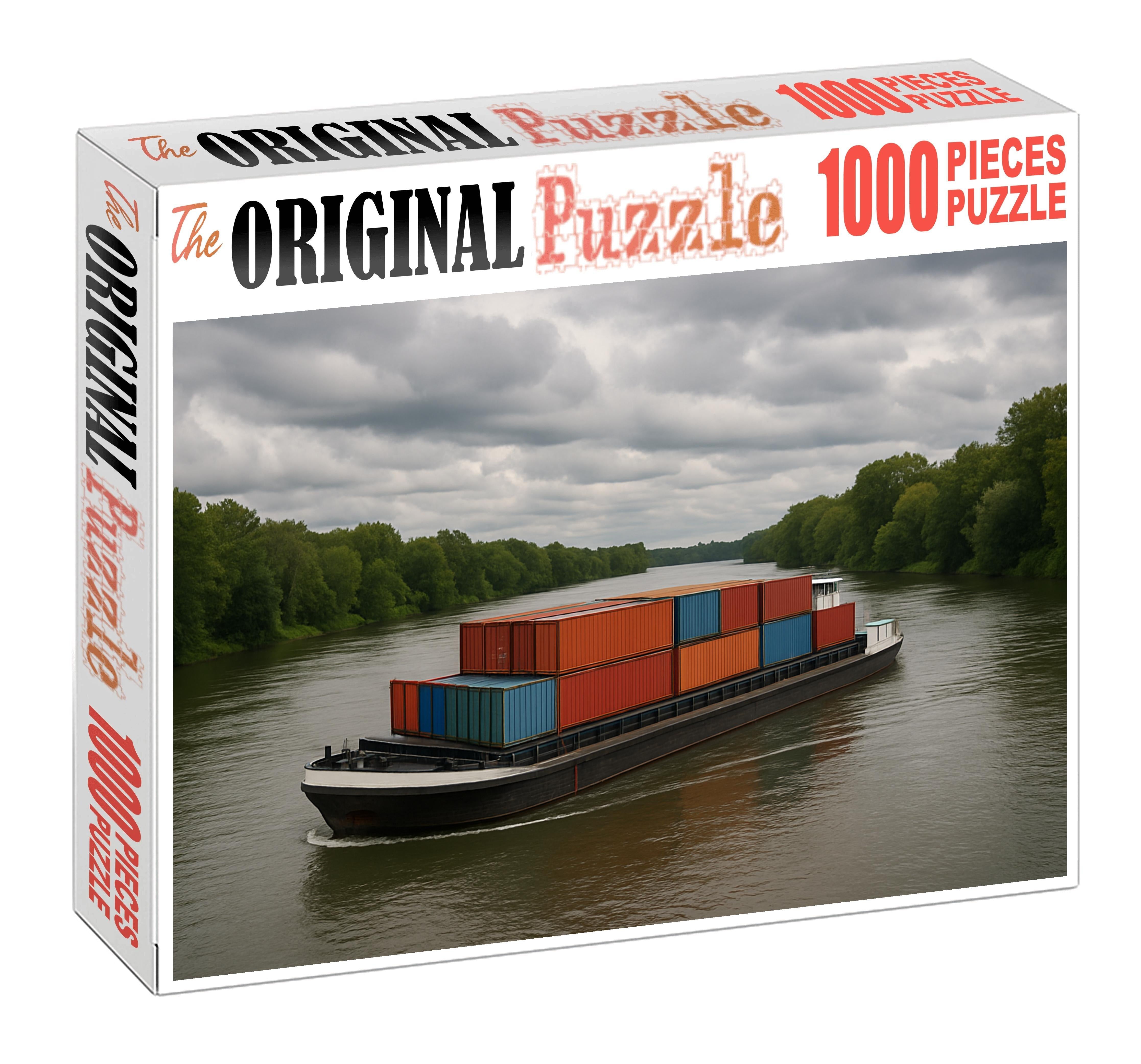Biofuel-powered River Barge Puzzle For Adults