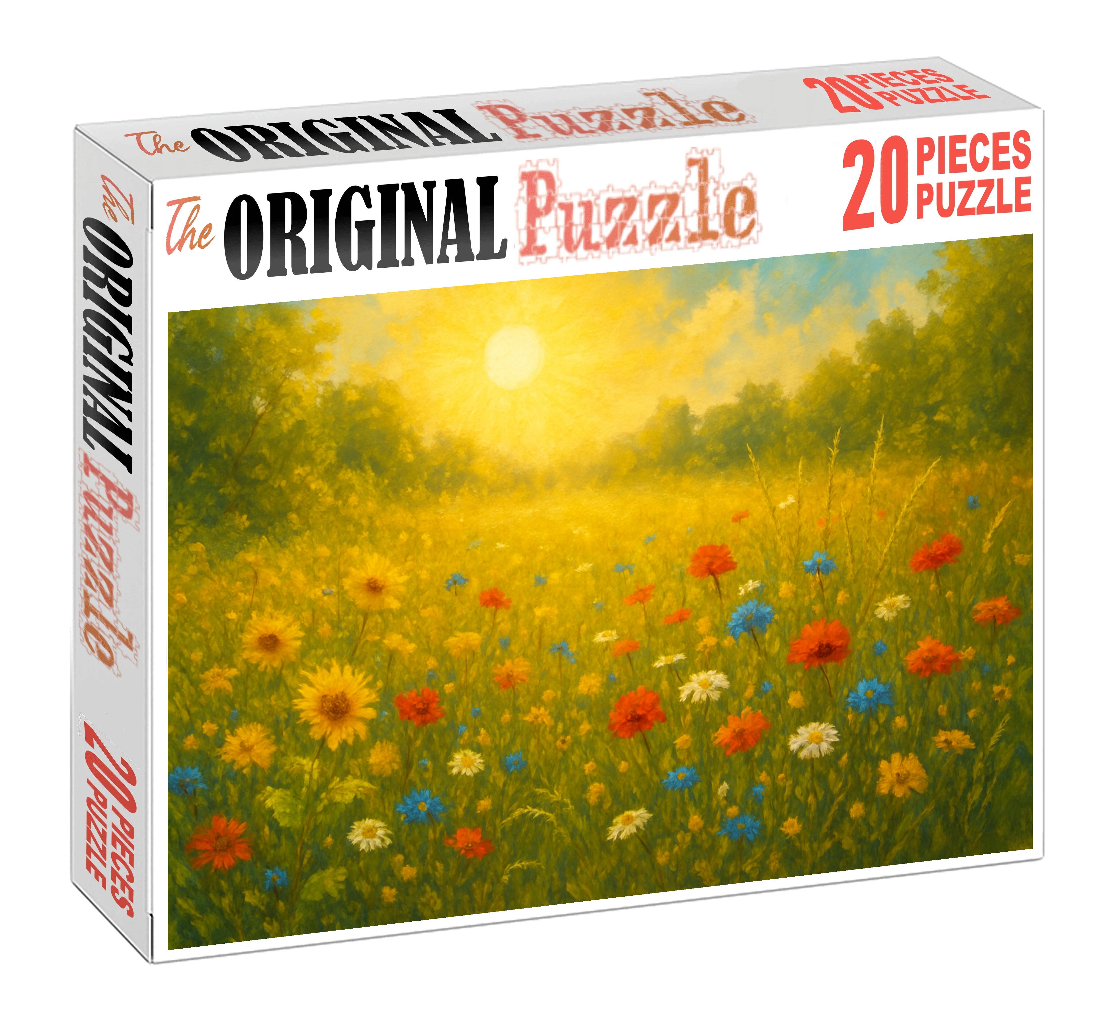 Golden Sunburst Clearing 300 Piece Puzzle