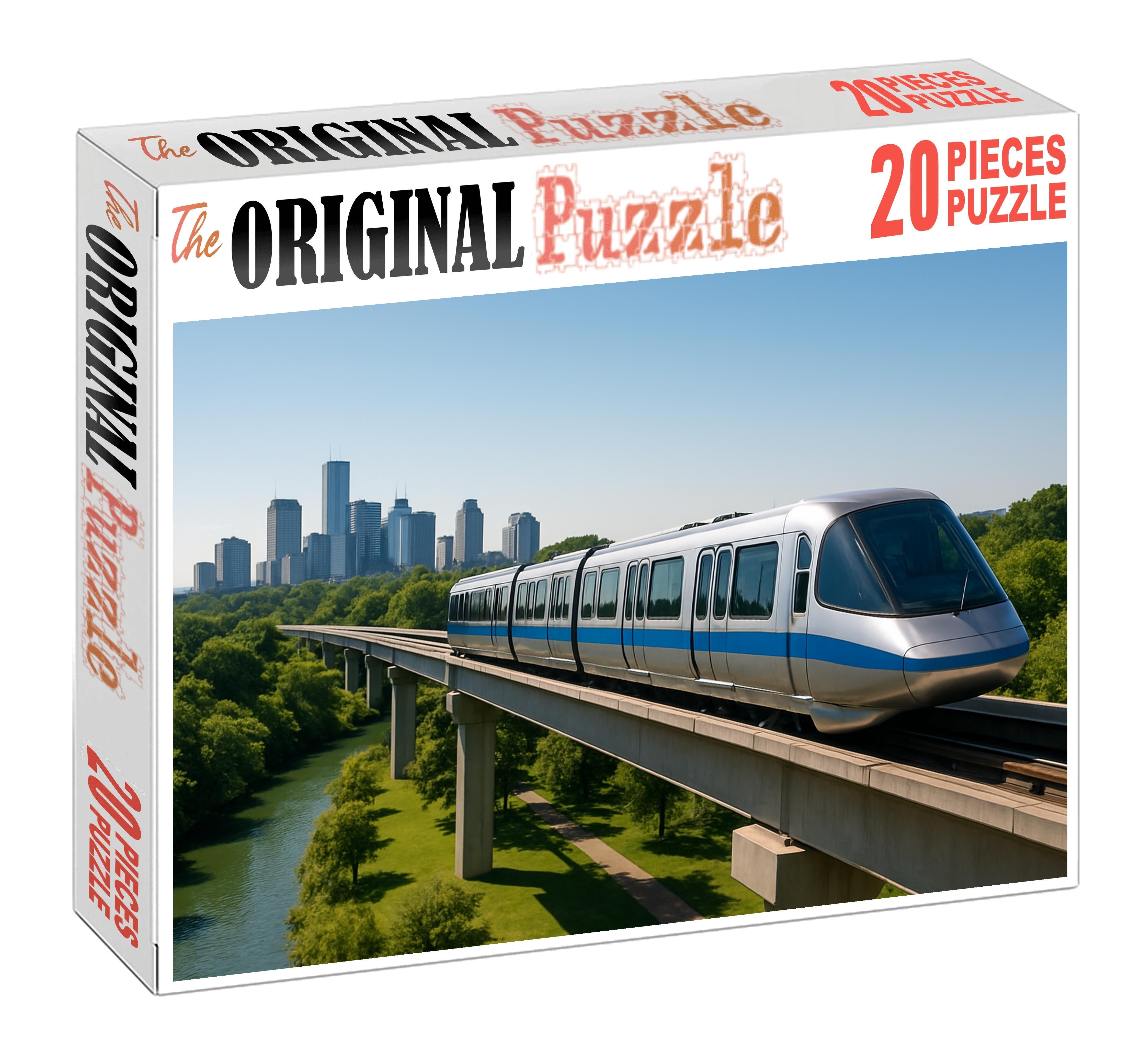 Silver Streamliner Monorail Challenging Puzzles