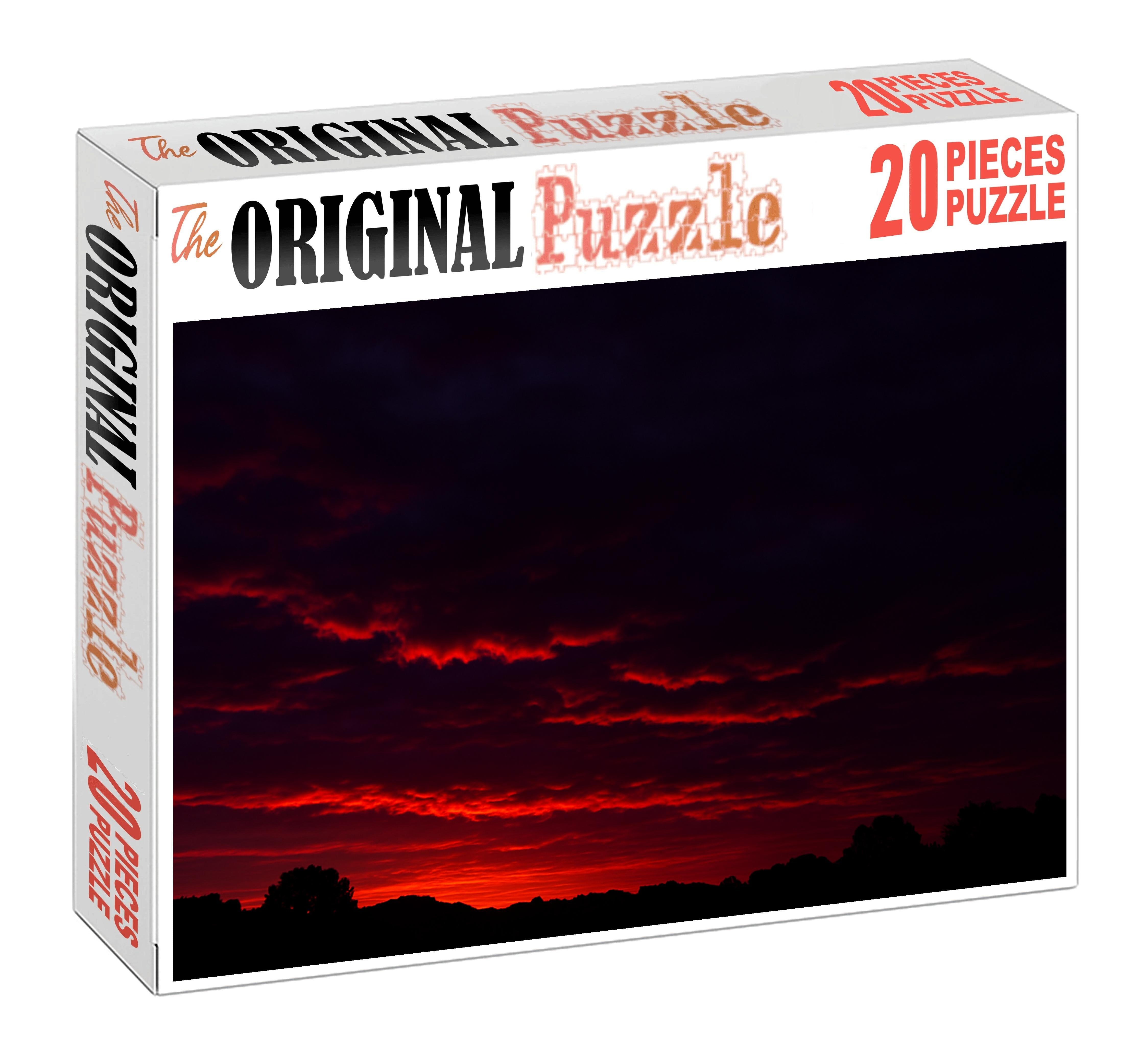 Crimson Sky Panorama Puzzle Collection