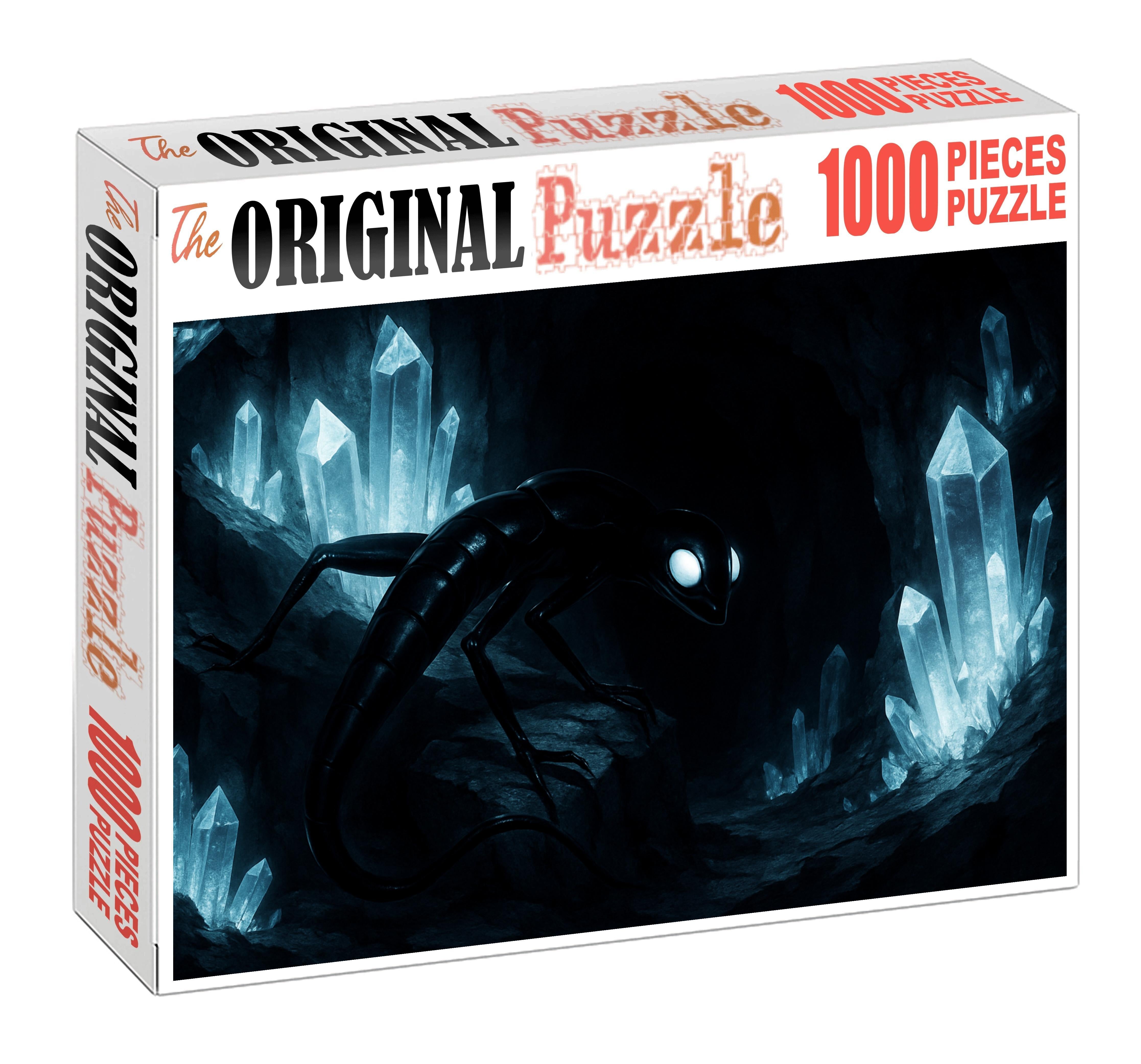 Silentshade Lurker Shadow-cloaked Predator Of The Crystal Caverns Puzzle For Adults
