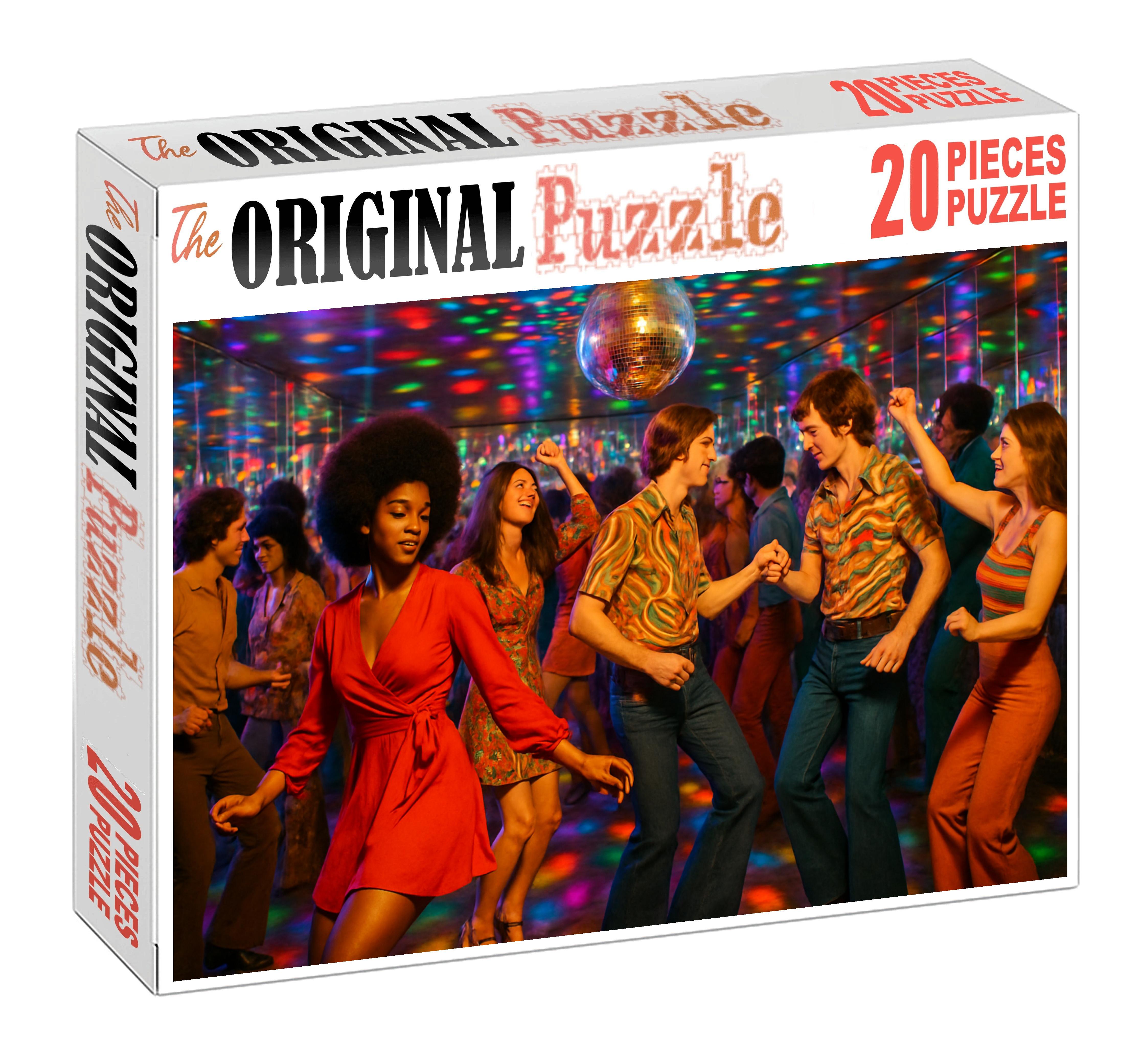 Retro Dancefloor Revival Glittering Disco Beats And Vintage Vibes Puzzle Fun