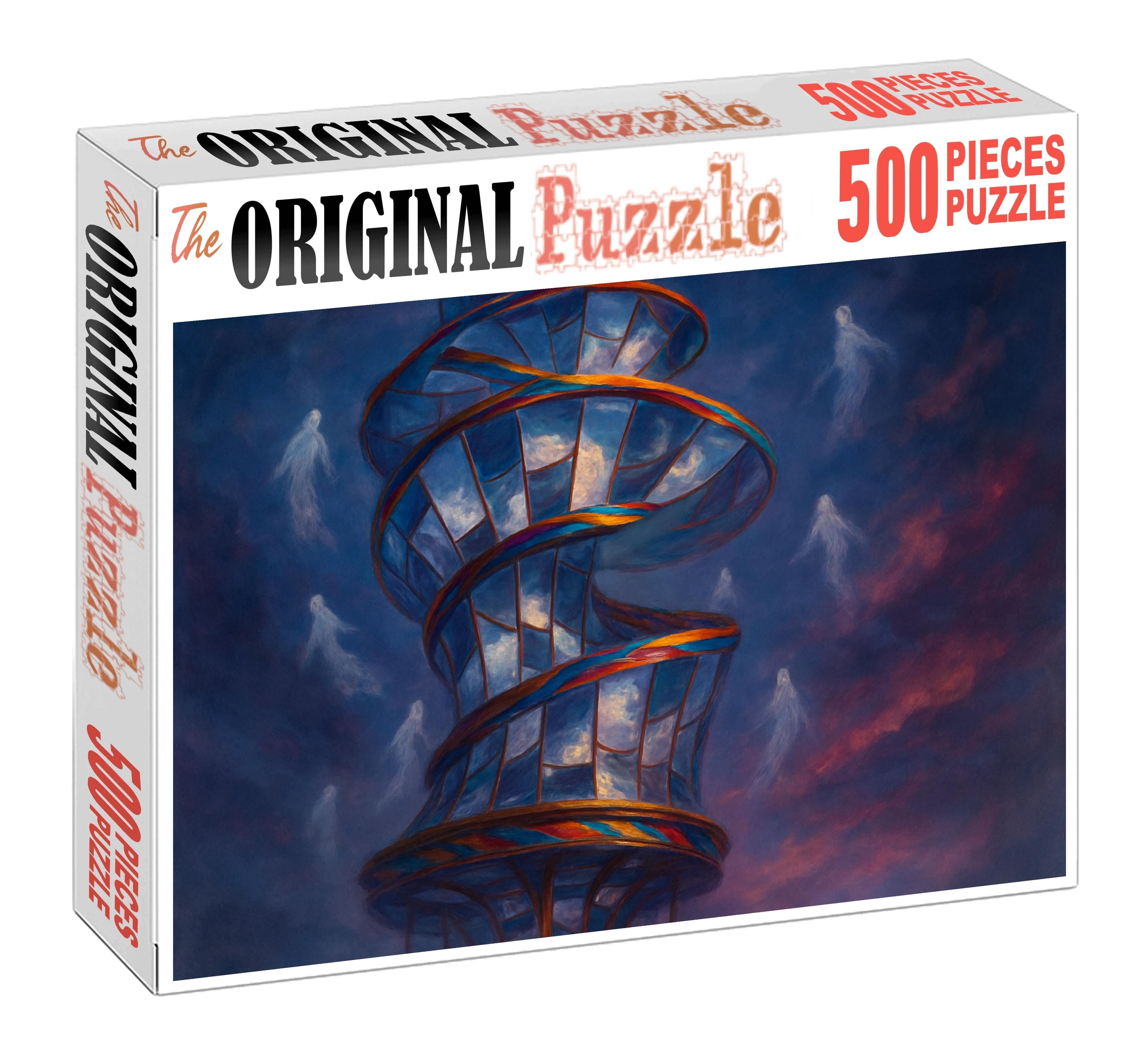 The Infinite Carousel Of Twisted Reflections 300 Piece Puzzle