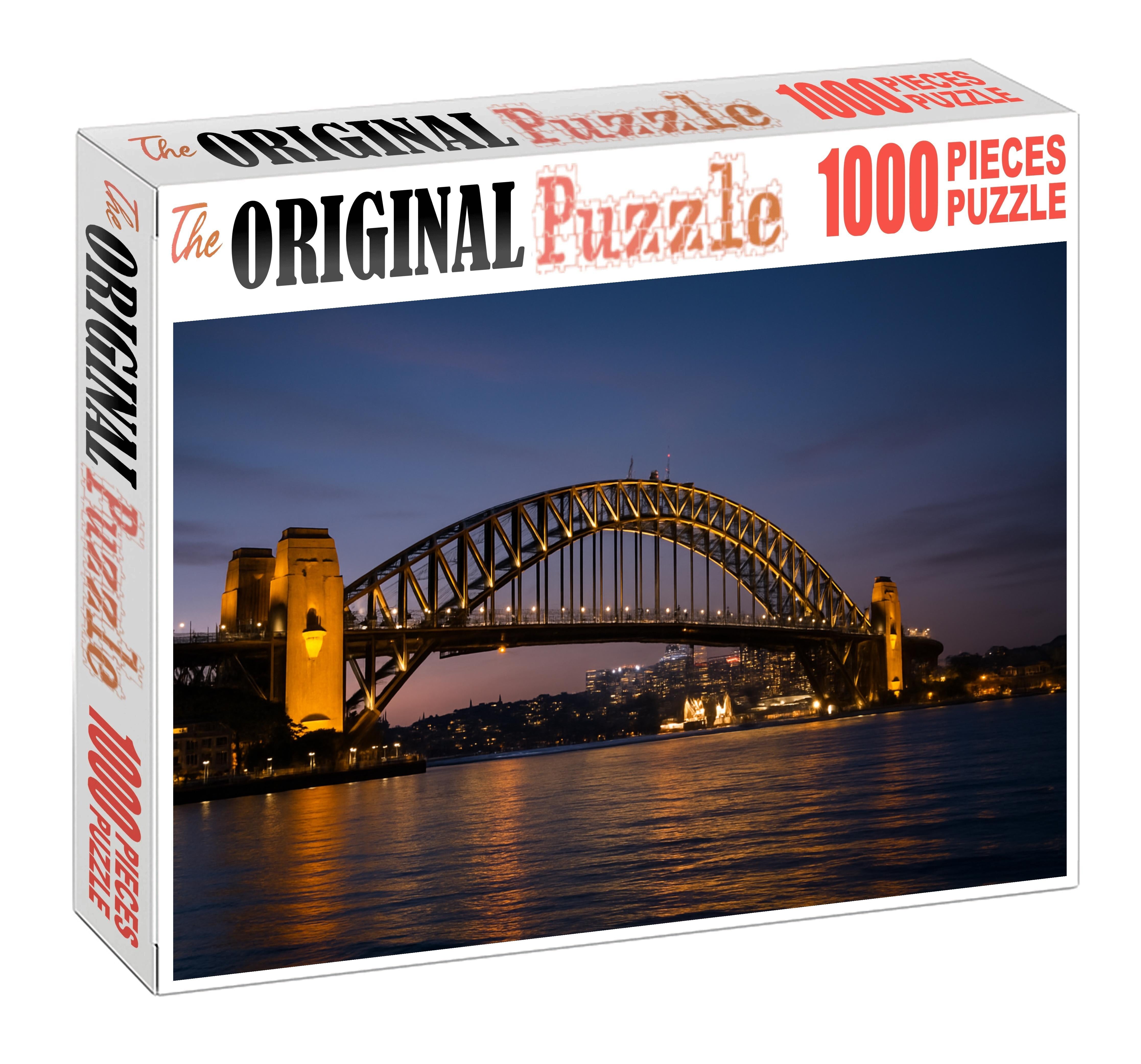 Sydney Harbour Bridge Spanning Sydney Australia Recognized By 7125 Globally As A Monumental Steel Arch Bridge 20 Piece Puzzle