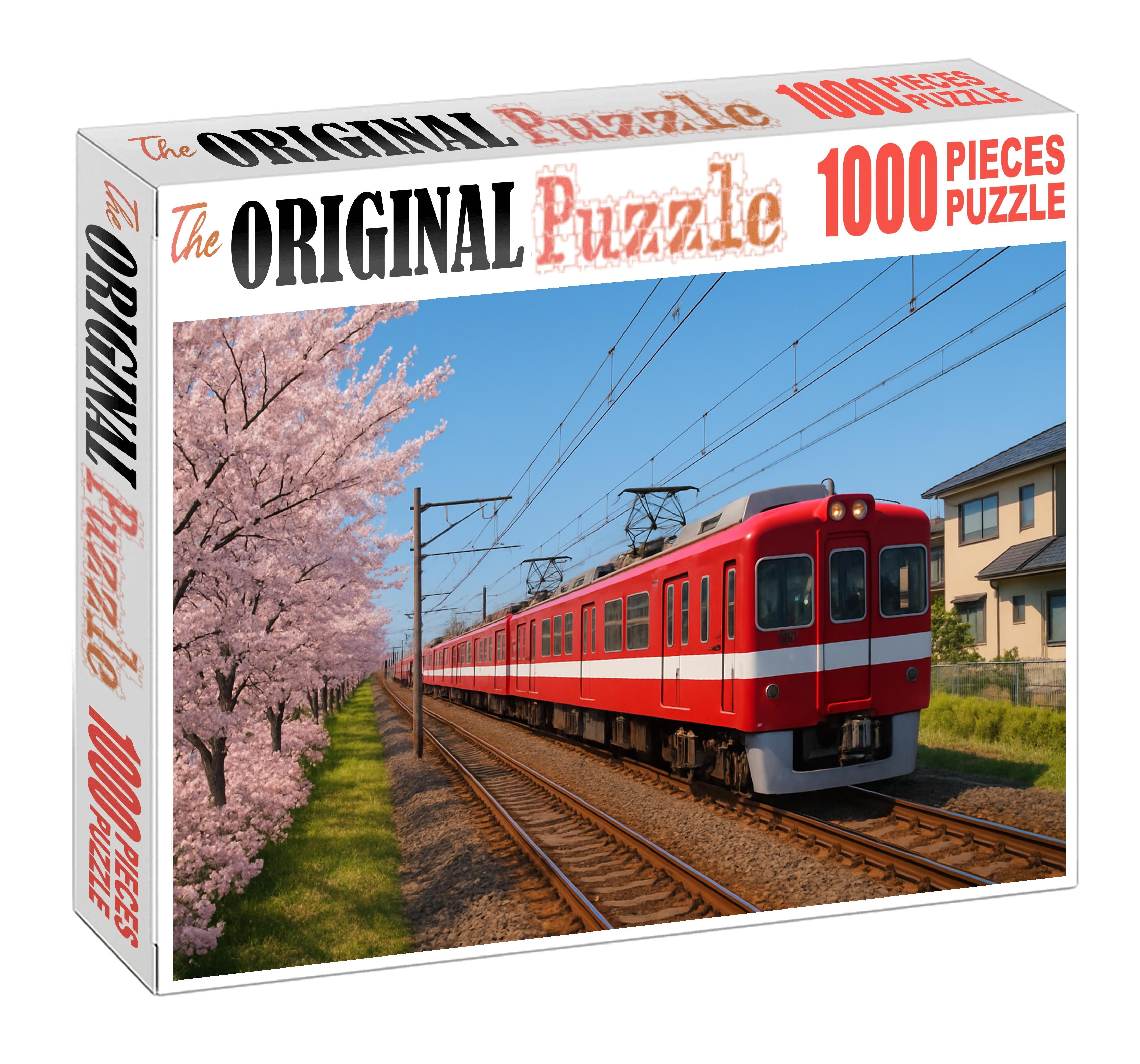Crimson Horizon Commuter Emu Large Format Puzzle