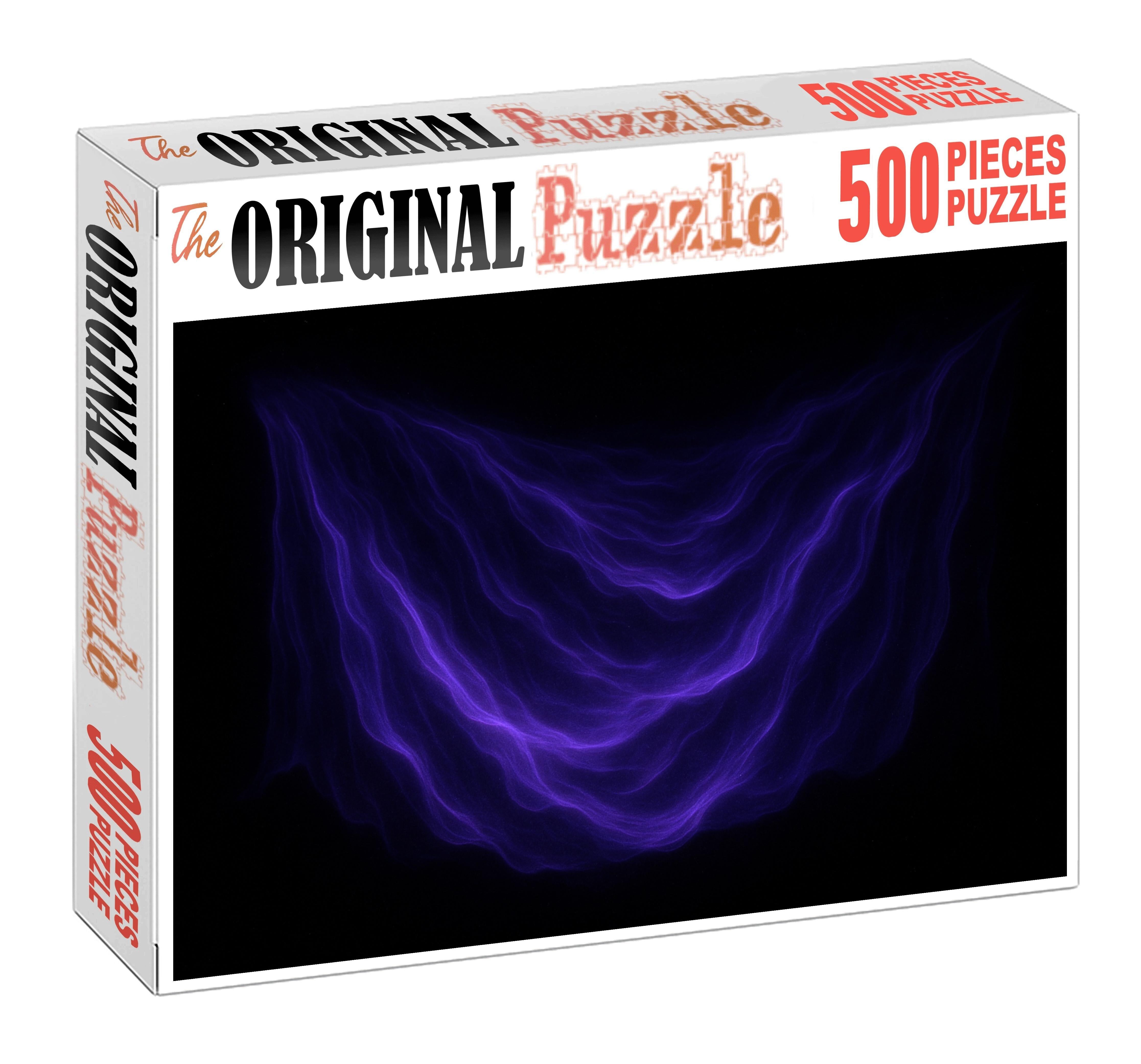 Violet Plasma Curtain 100 Piece Puzzle