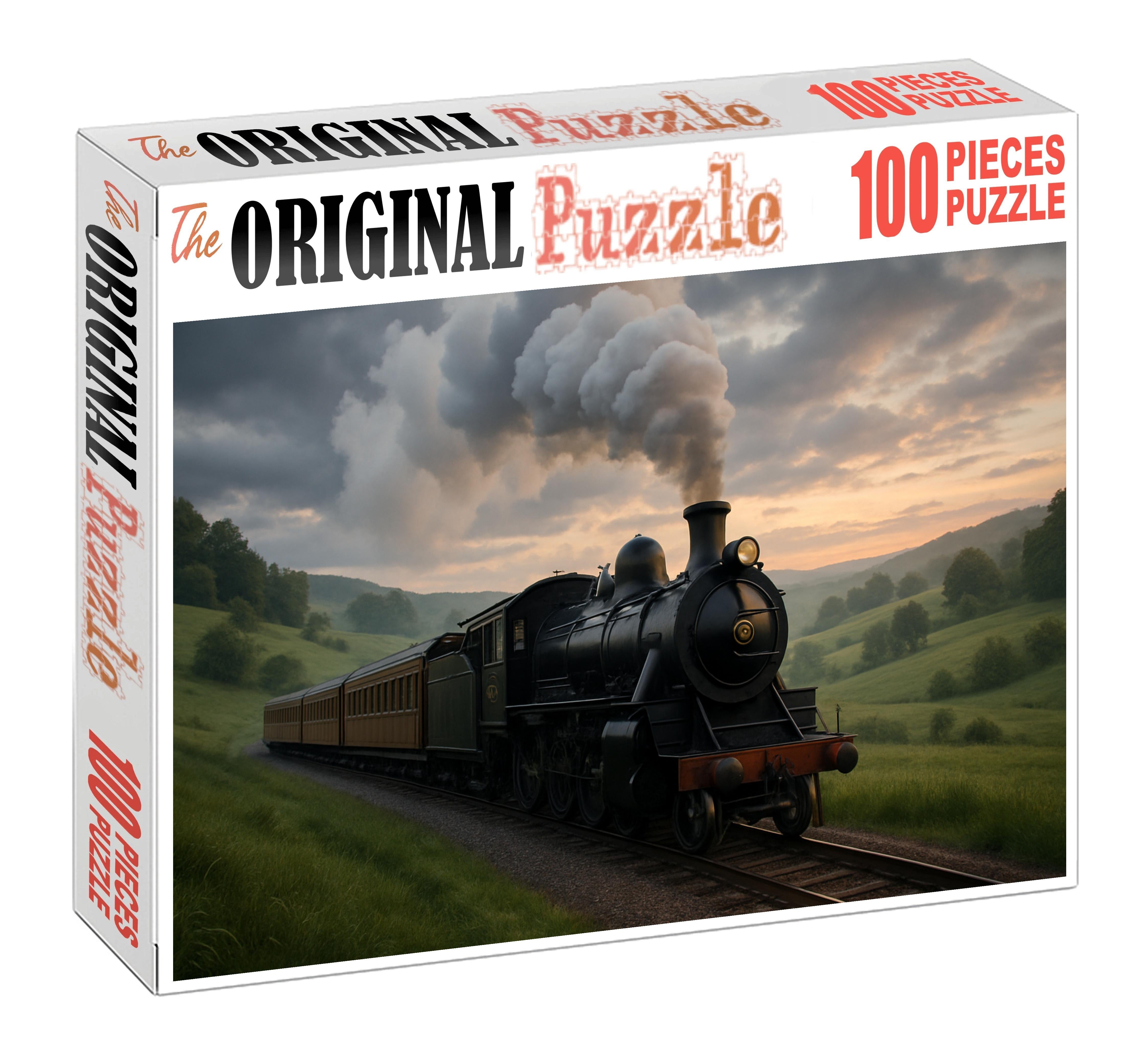 Steam-powered Tourist Narrow-gauge Train Premium Puzzle Pieces