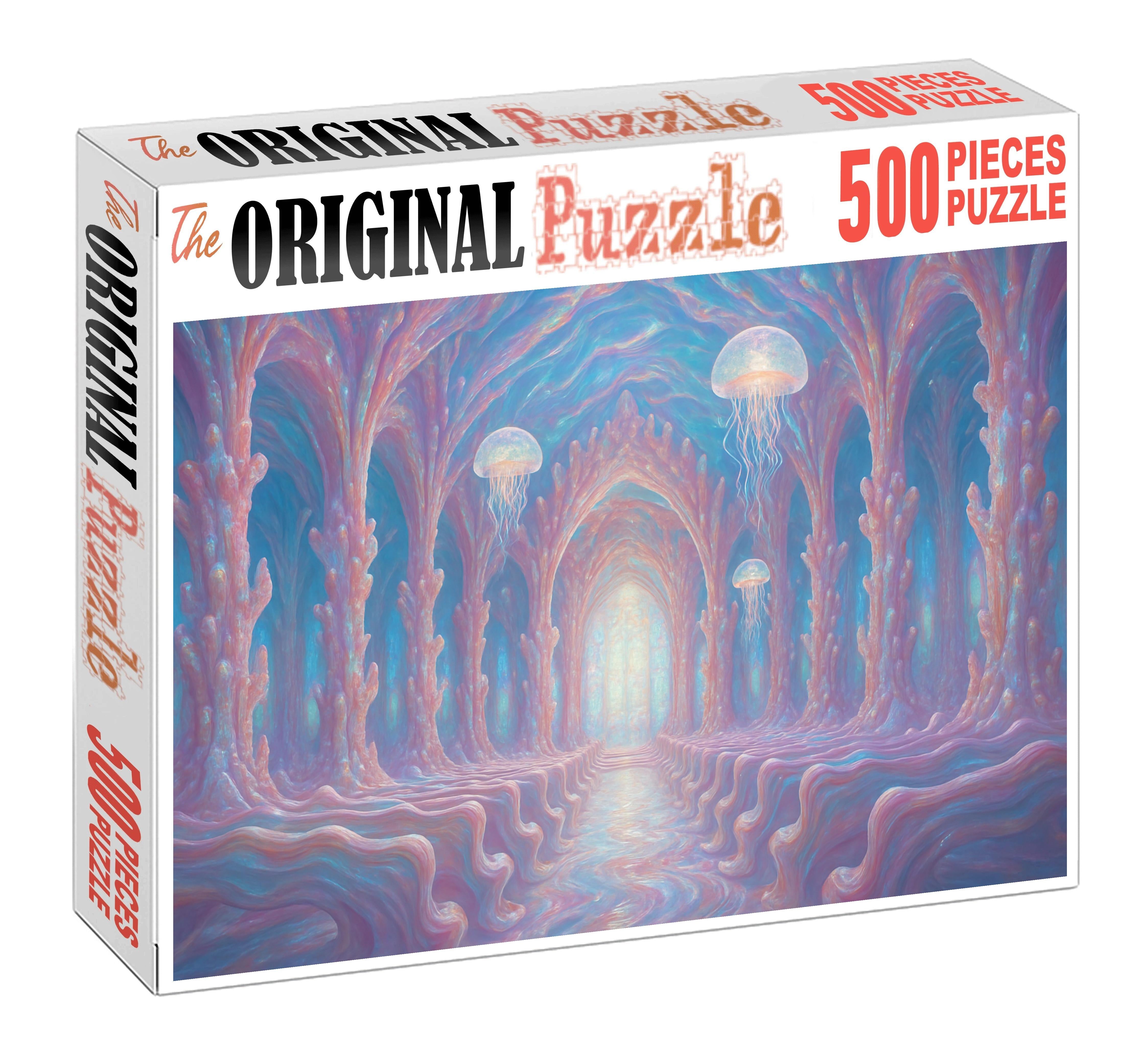 The Coral Cathedral Beneath Liquid Skies Puzzle For Adults