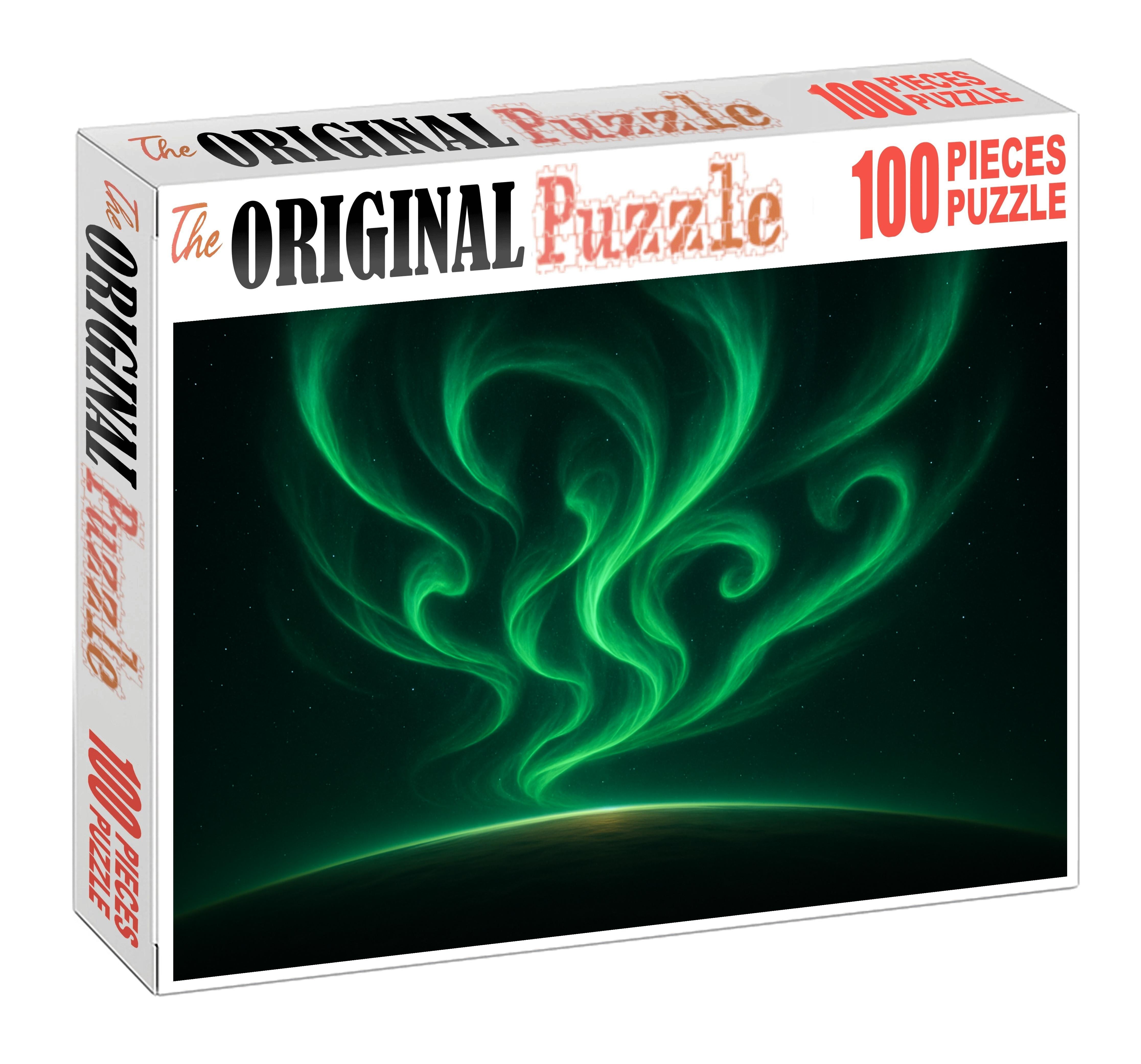 Emerald Aurora Swirl Puzzle Collection
