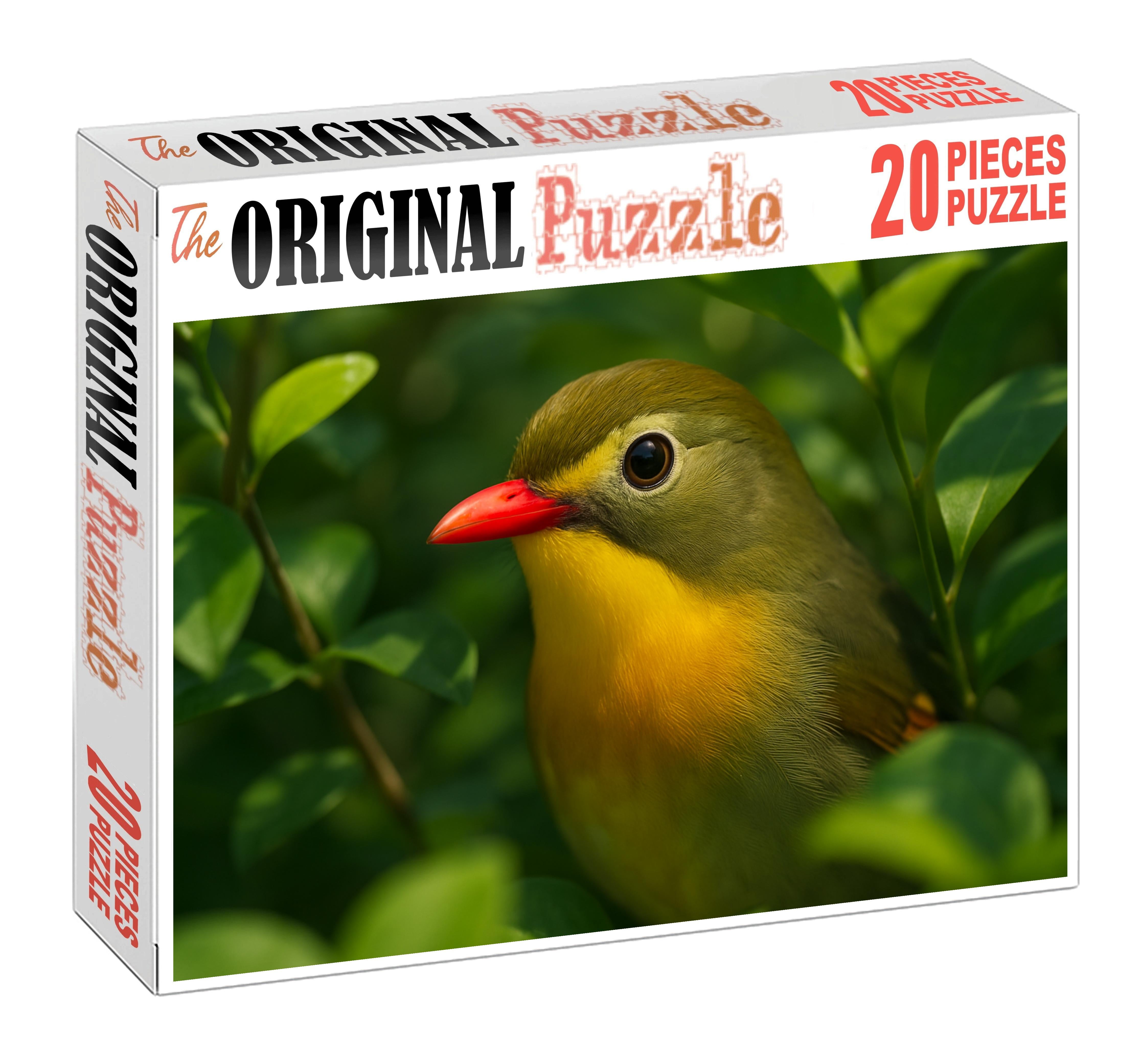 Red-billed Leiothrix Forest's Song Jewel Easy Puzzles