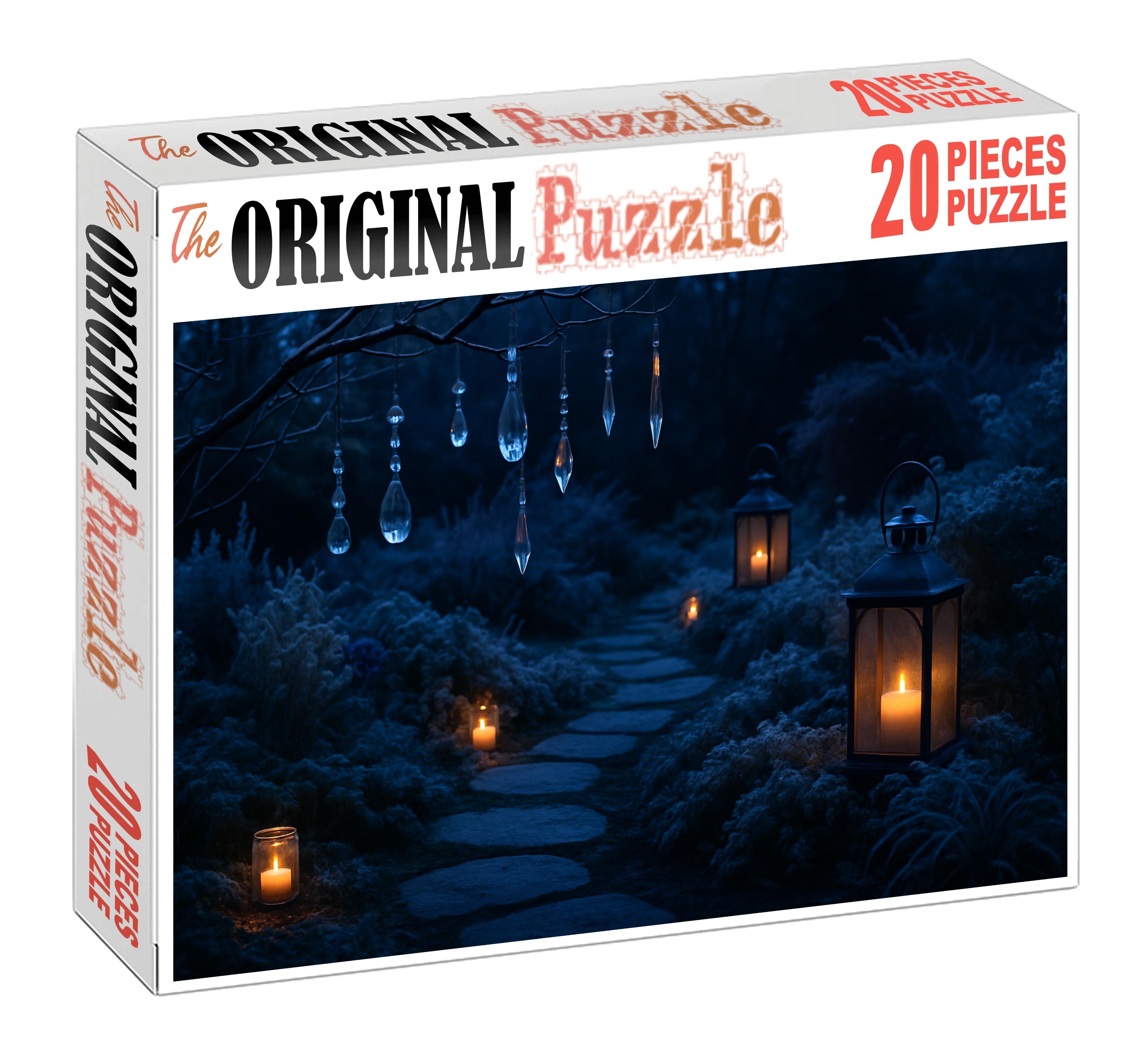 Twilight Frost Garden Crystal Ornaments And Soft Candlelight Puzzle Fun