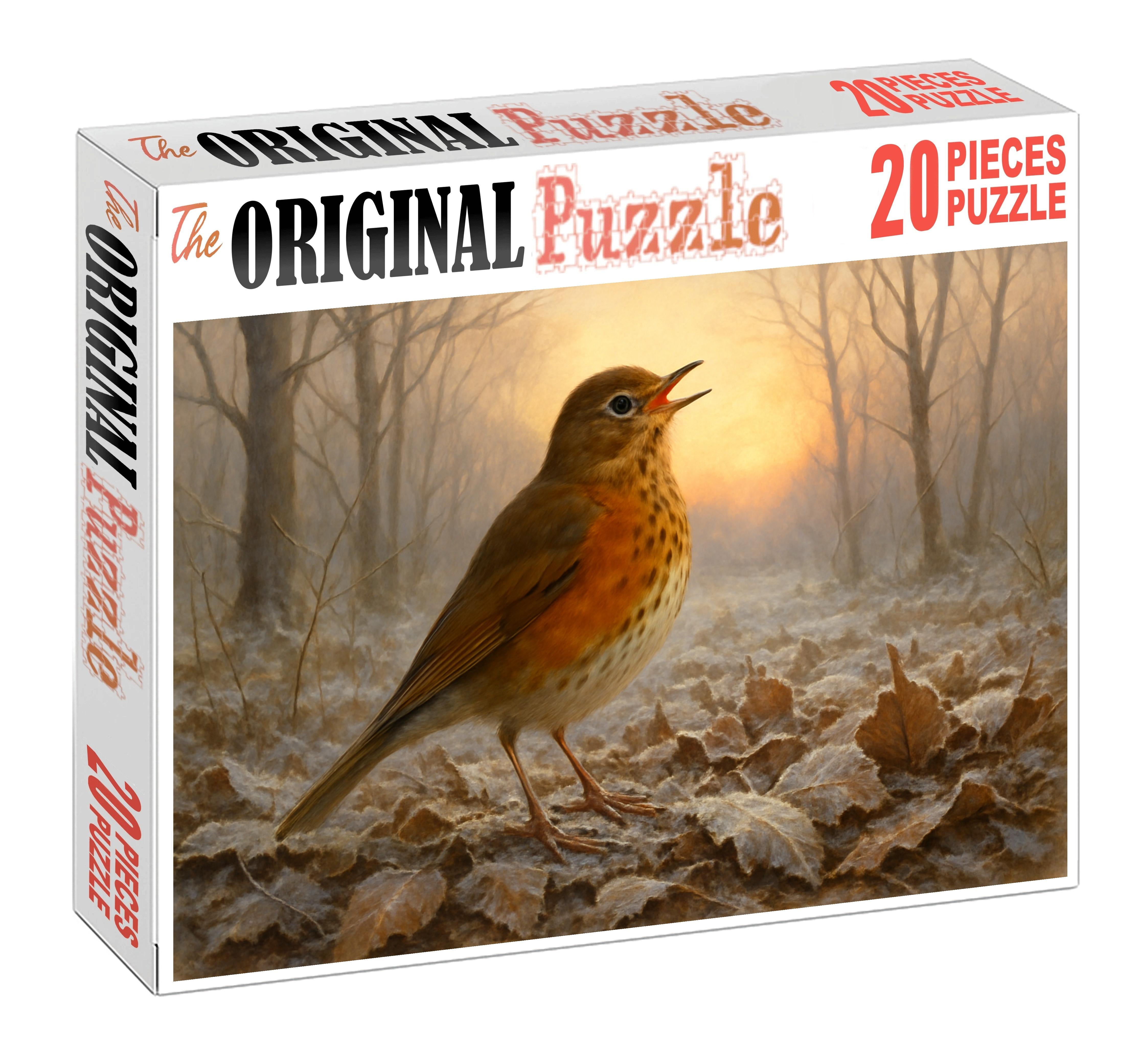 Dusky Thrush Winter's Melancholic Songster Family Puzzles