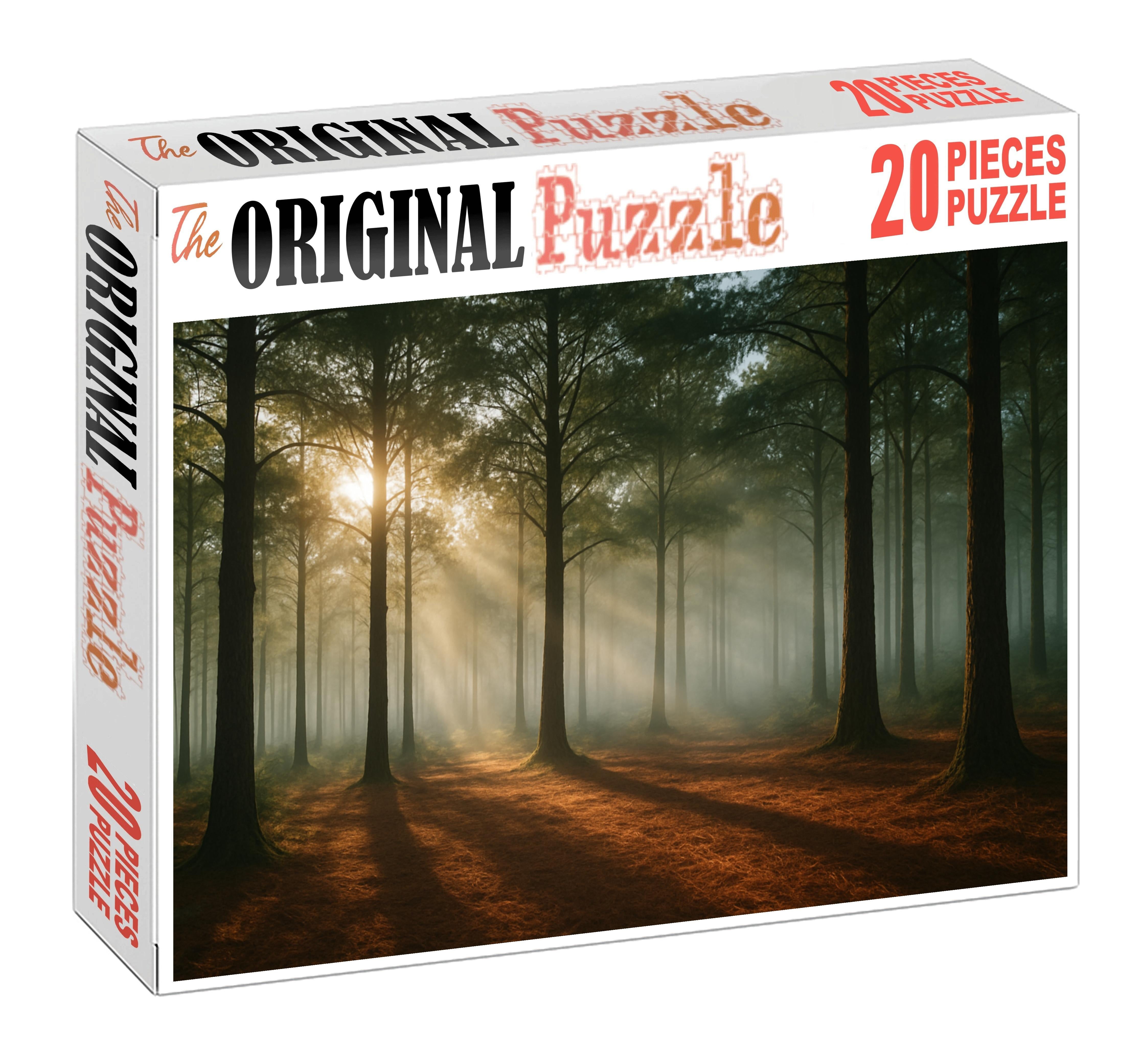 Early Morning Cedar Glimpse 500 Piece Puzzle