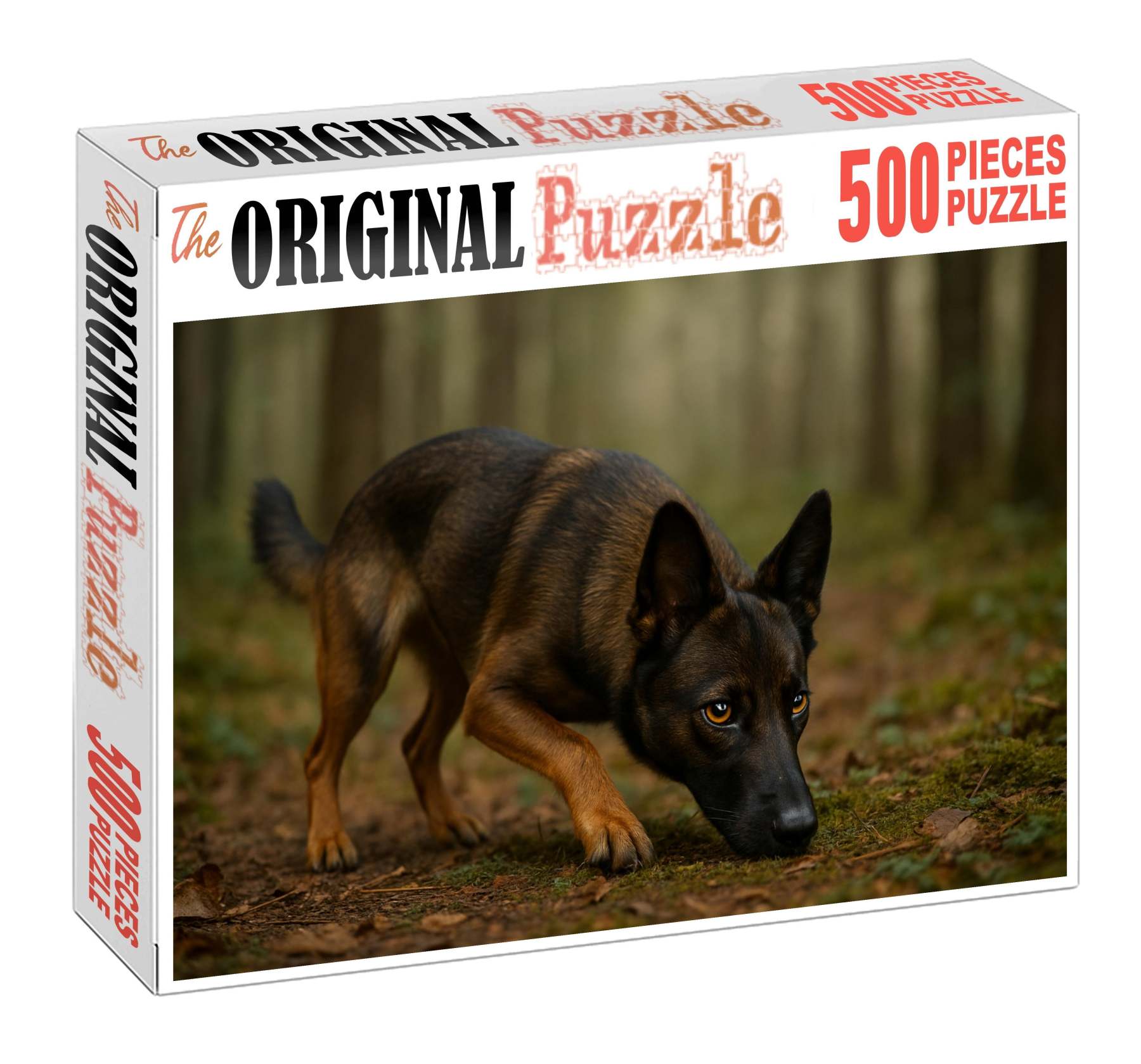 Shadow Sable Compact Dark-coated Tracker With Steadfast Focus Puzzle For Kids