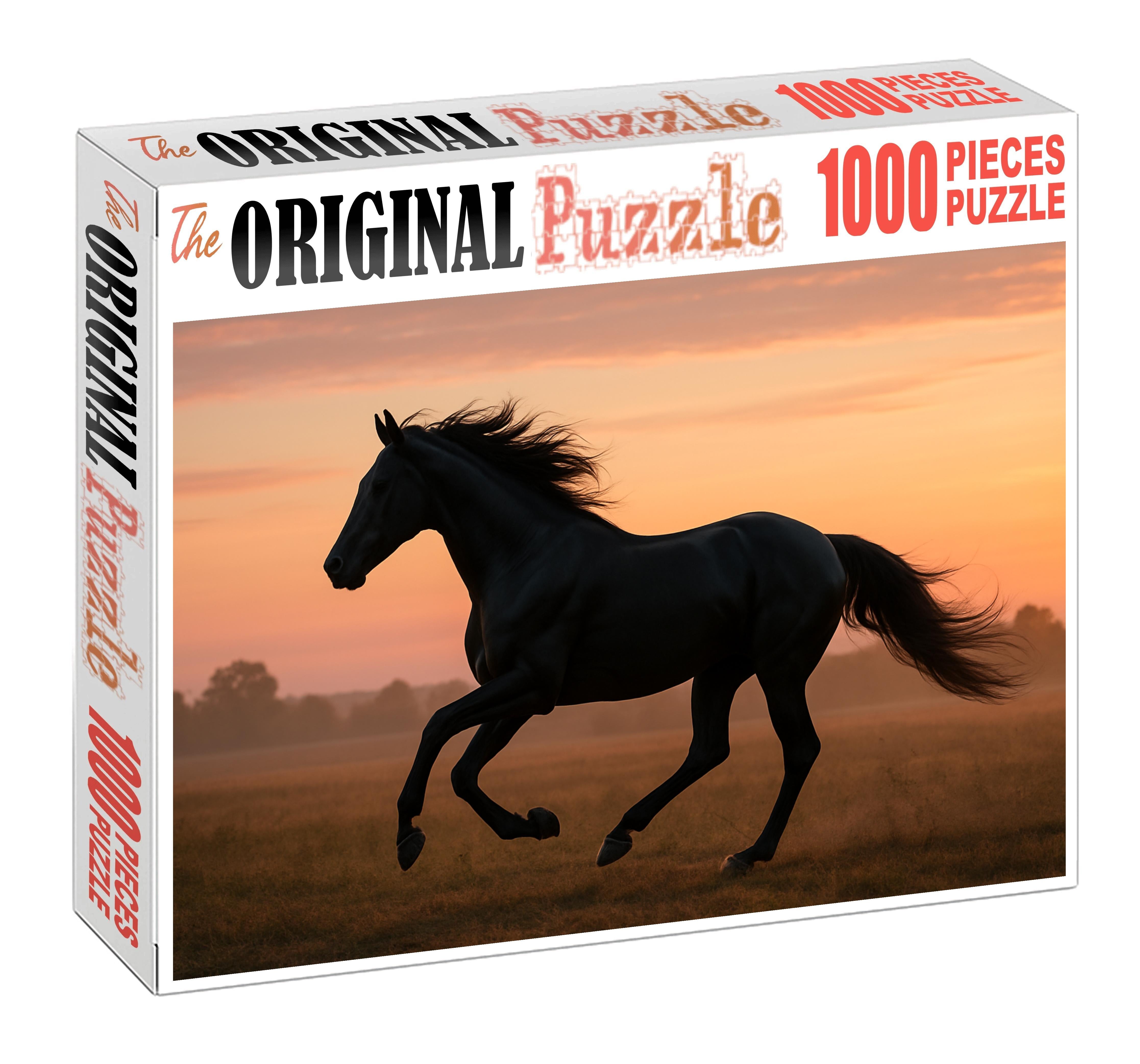 Midnight Ember Sleek Black Thoroughbred With Endurance Potential Challenging Puzzles