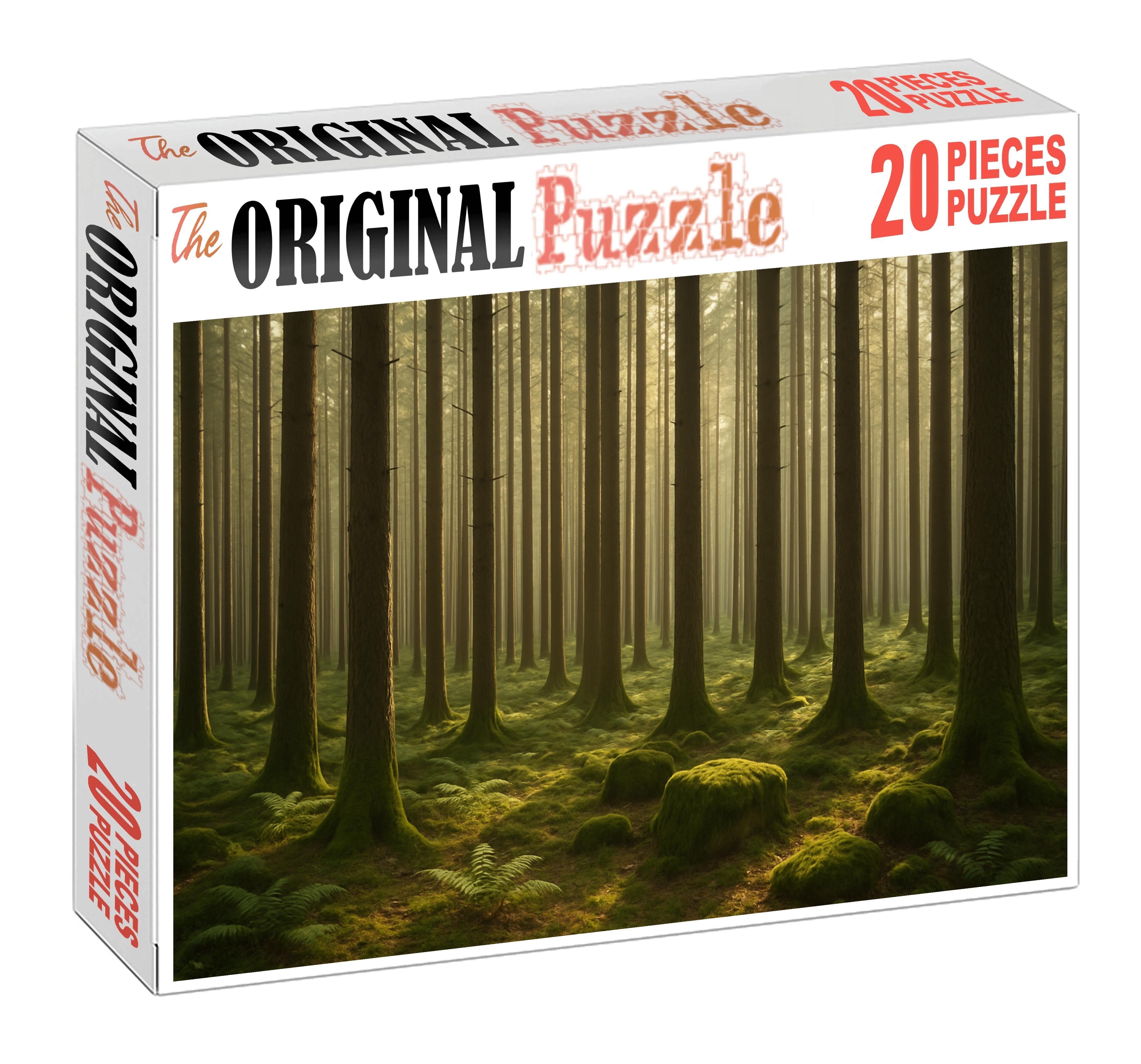 Silent Grove Of Whispering Pines Custom Jigsaw Puzzle