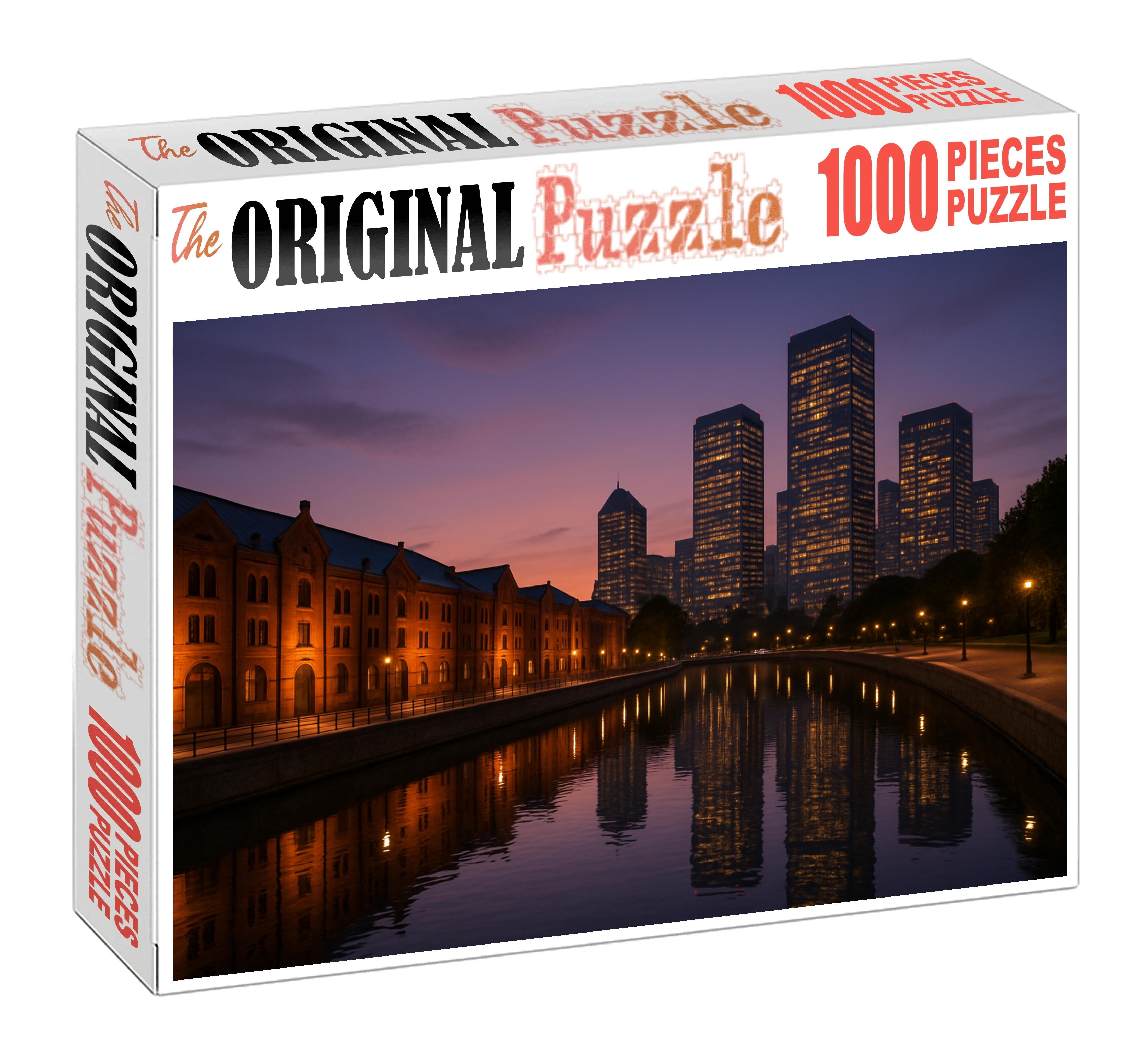Buenos Aires Puerto Madero Skyline Waterfront Elegance 100 Piece Puzzle