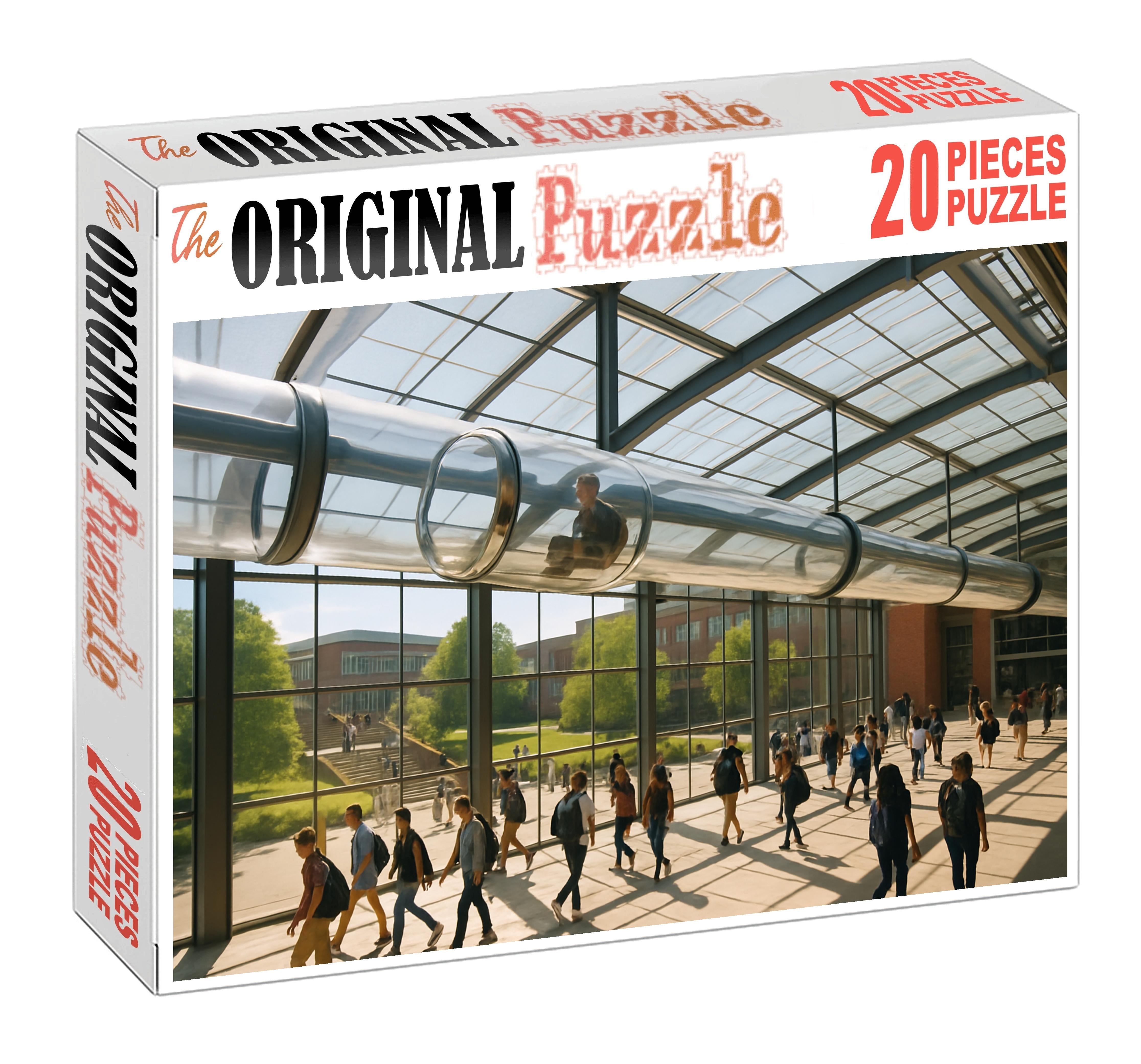 Pneumatic Personal Rapid Transit Pod Puzzle For Adults