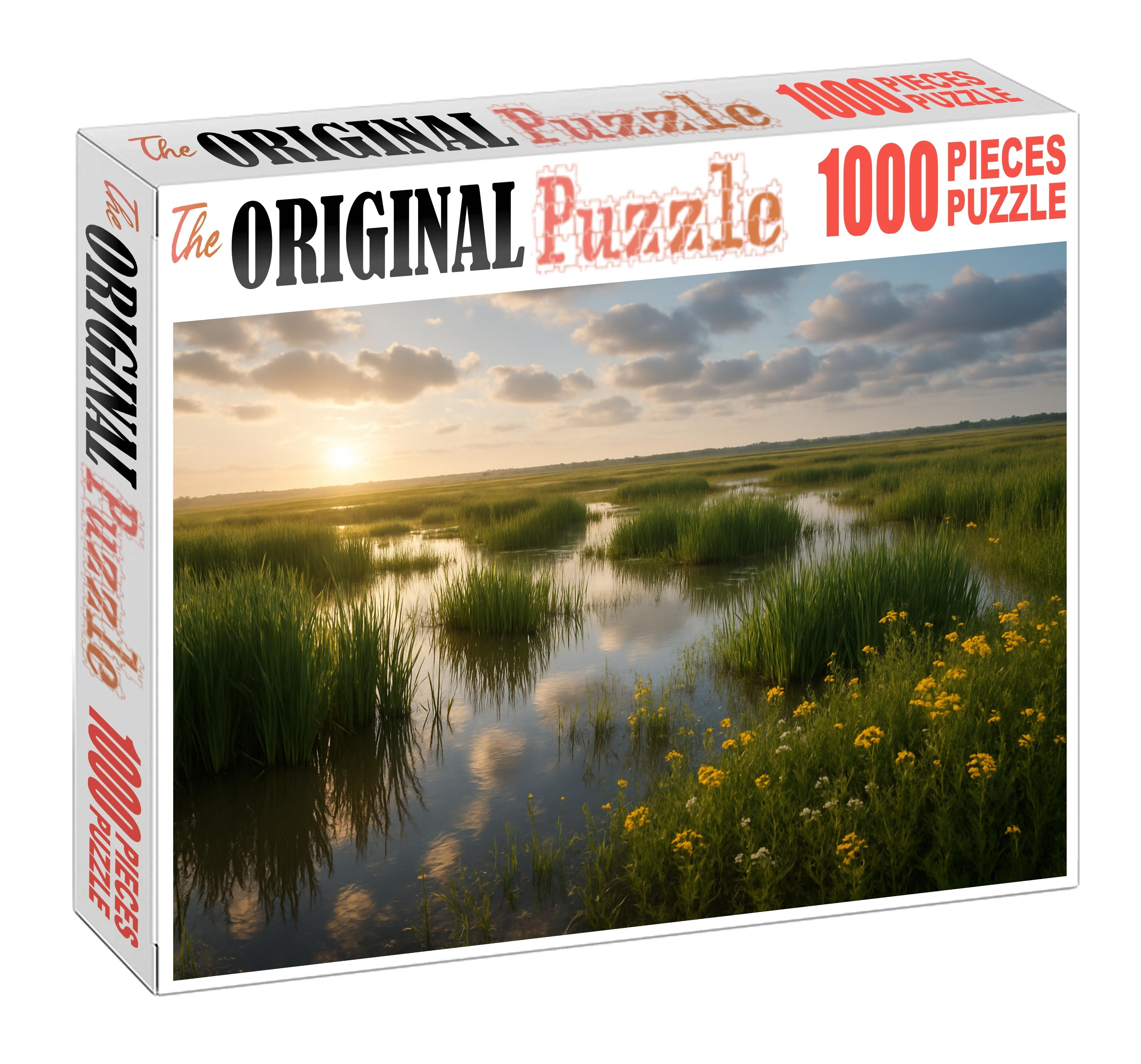 Sunlit Wetland Meadow 20 Piece Puzzle