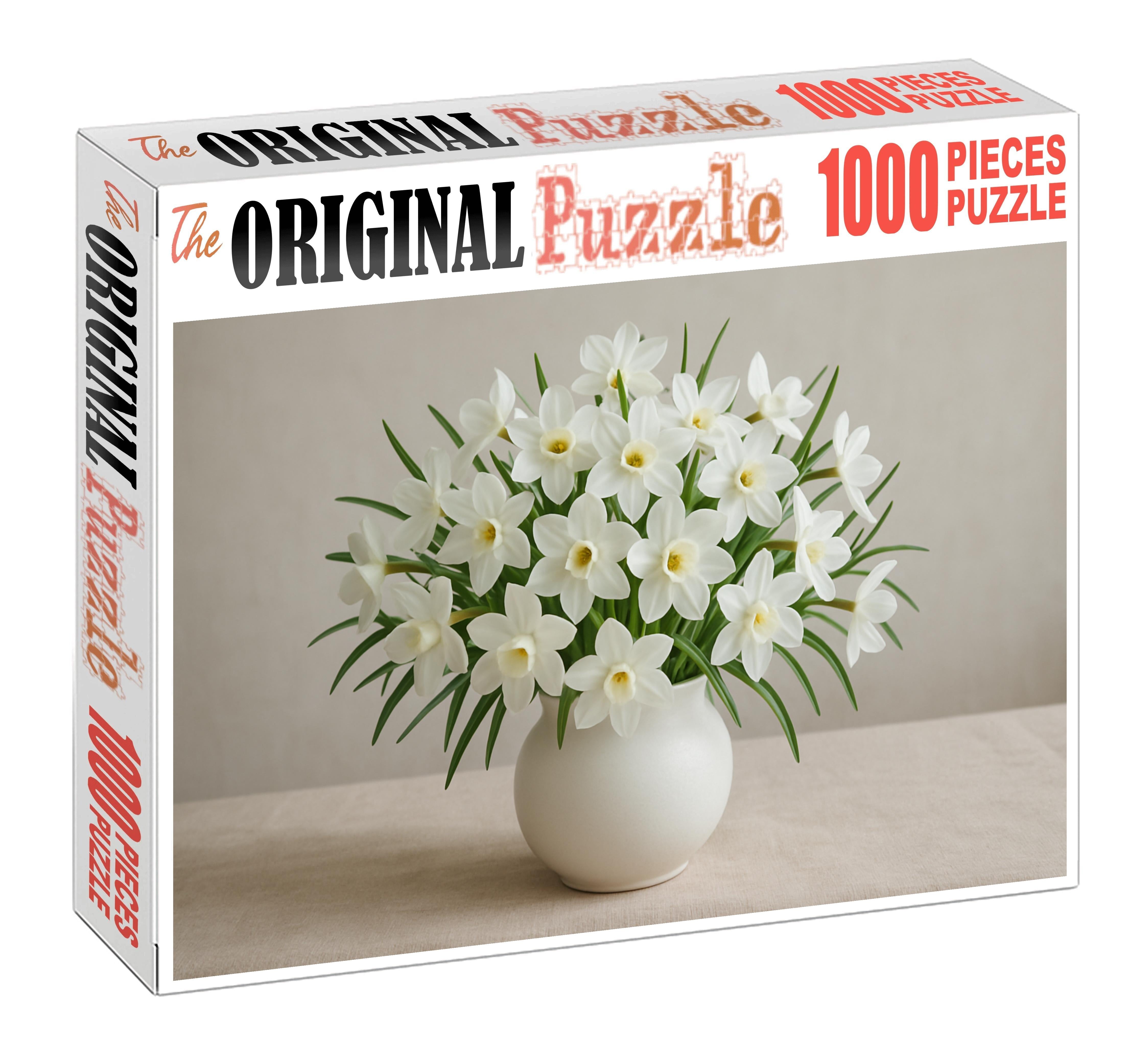 Ivory Elegance Vase Display Challenging Puzzles
