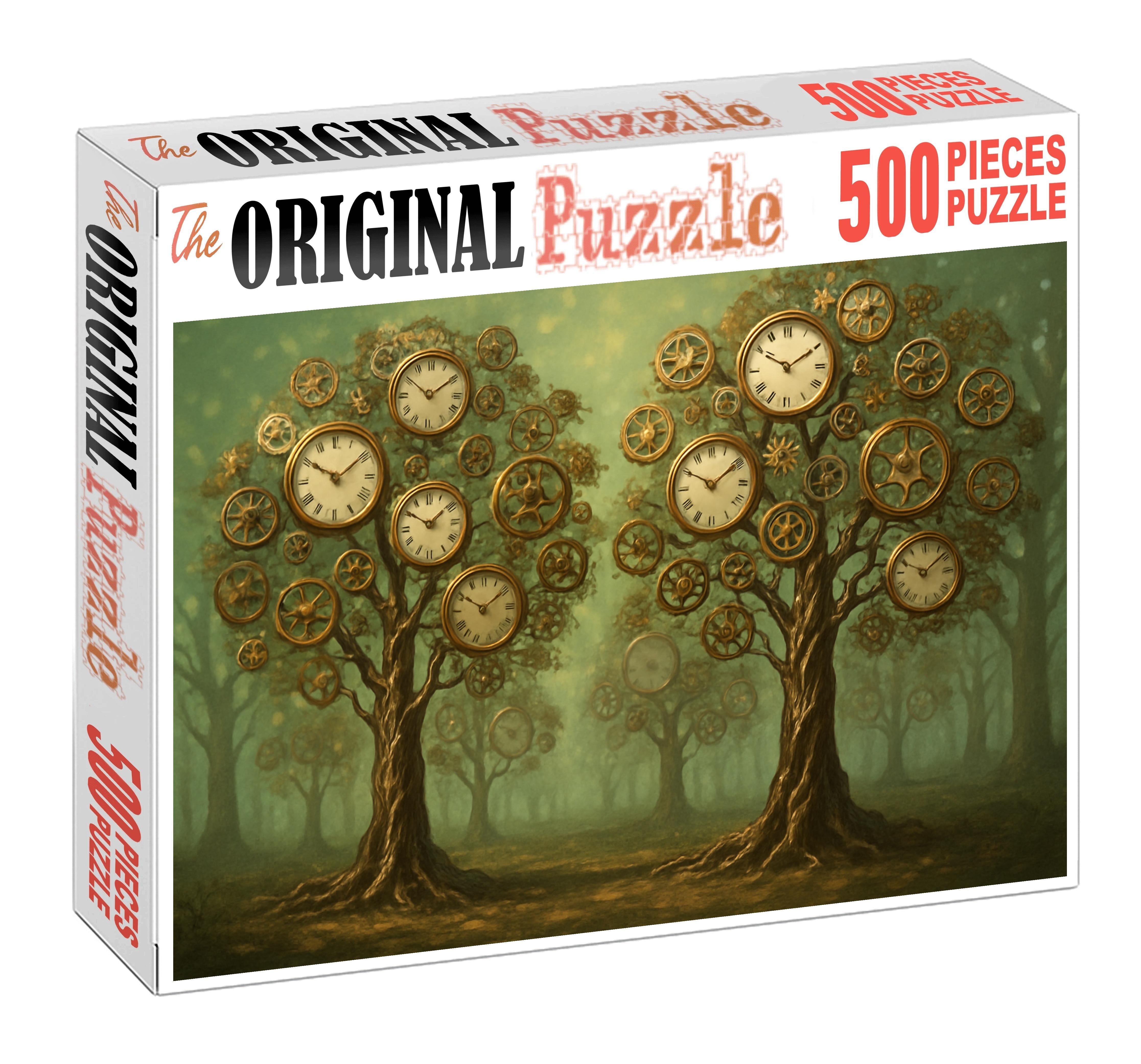 Whispering Clockwork Forest Large Format Puzzle