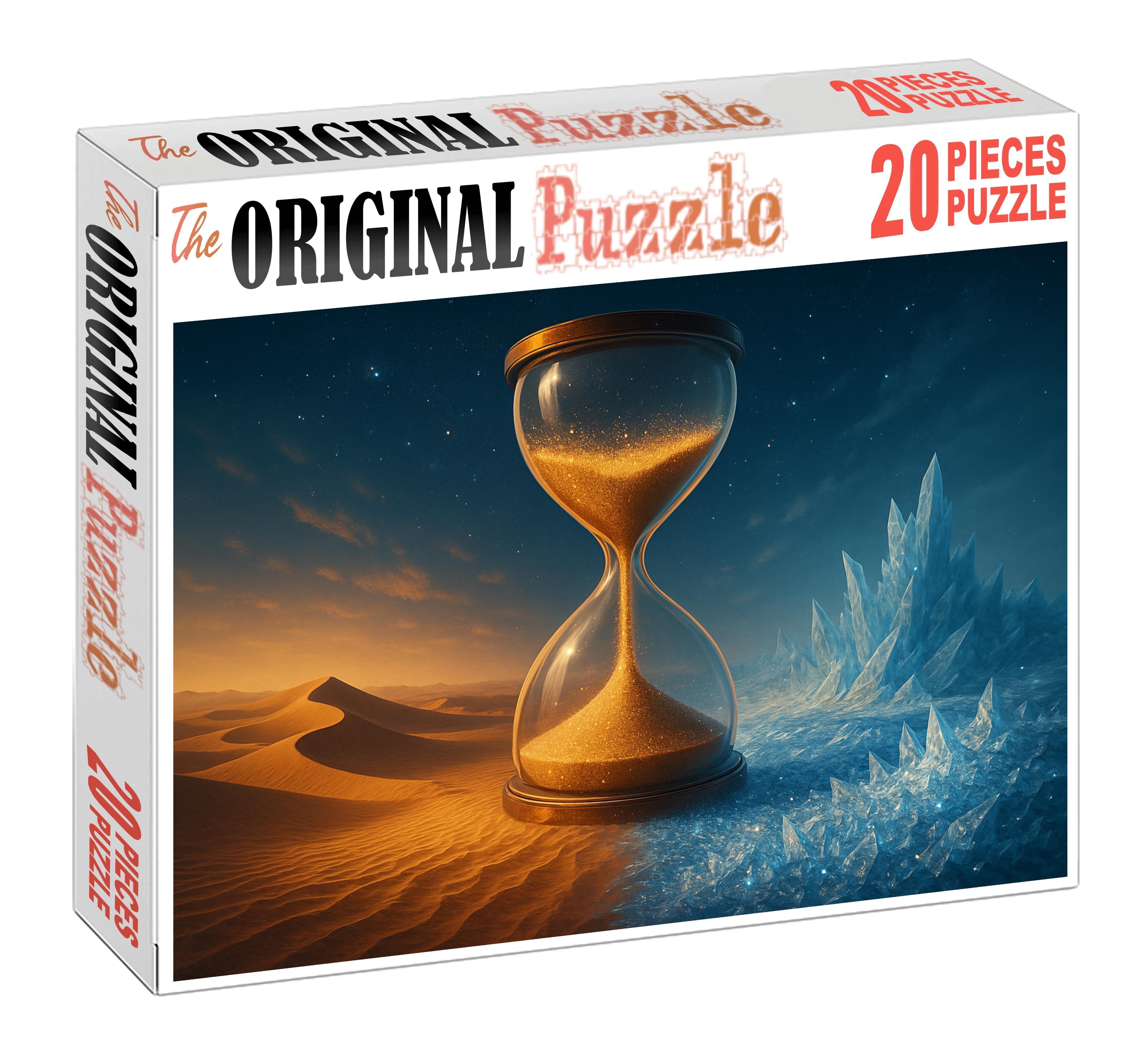 Crystal Hourglass Horizon Sands Flowing Backward Through Time Puzzle Fun