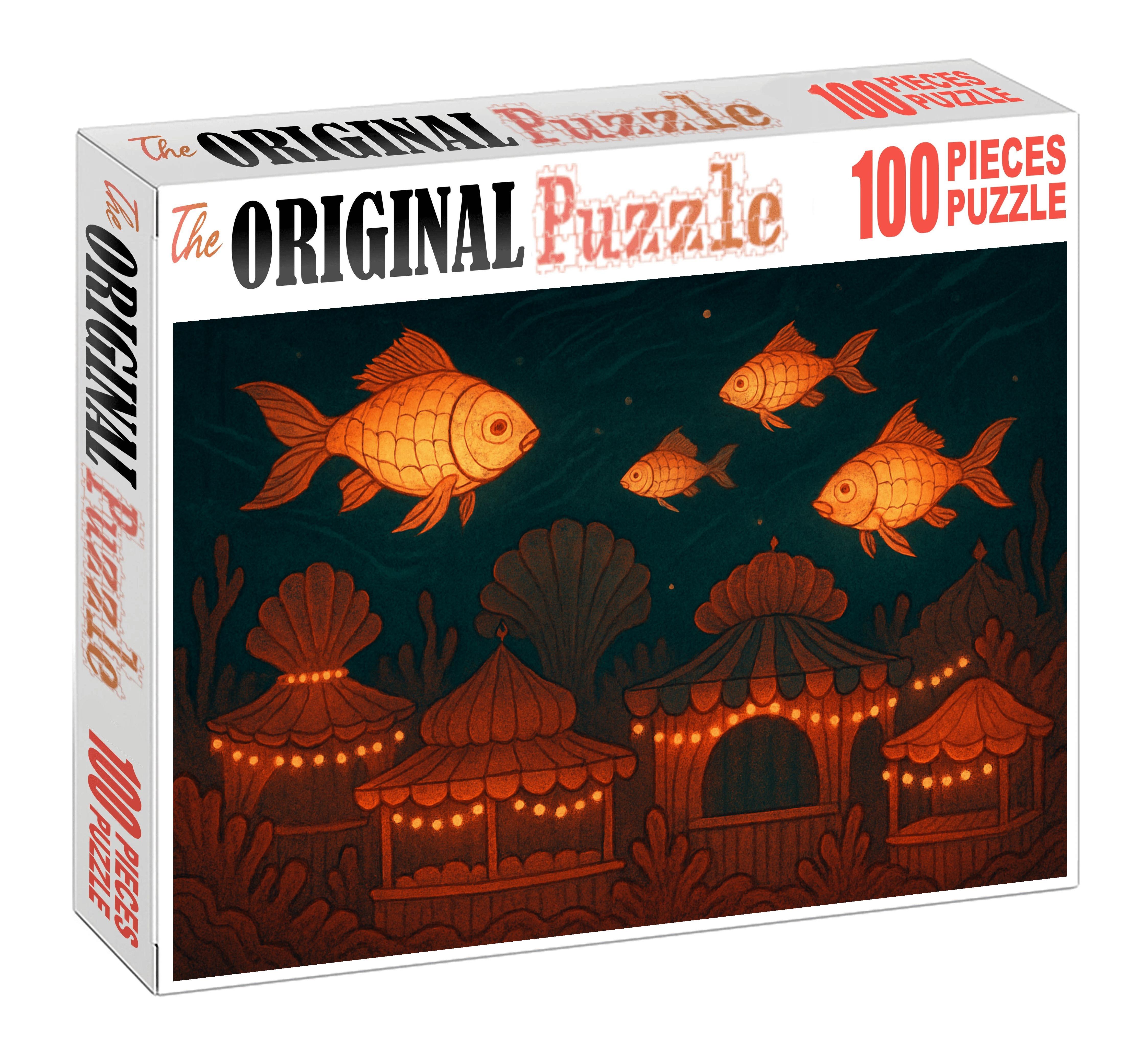 Lantern Fish Carnival 500 Piece Puzzle