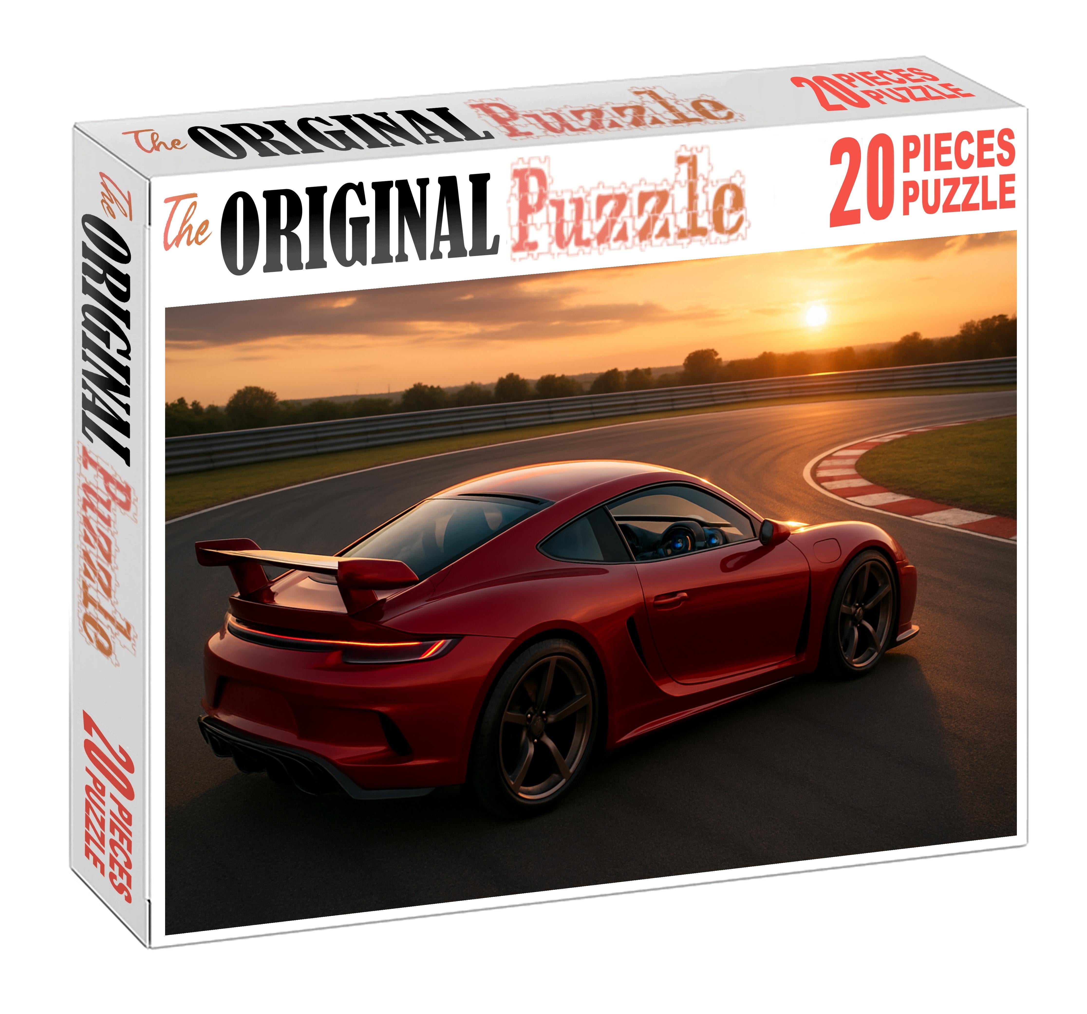 Crimson Talon Rs Twin-turbocharged V8 With Aerodynamic Precision 300 Piece Puzzle