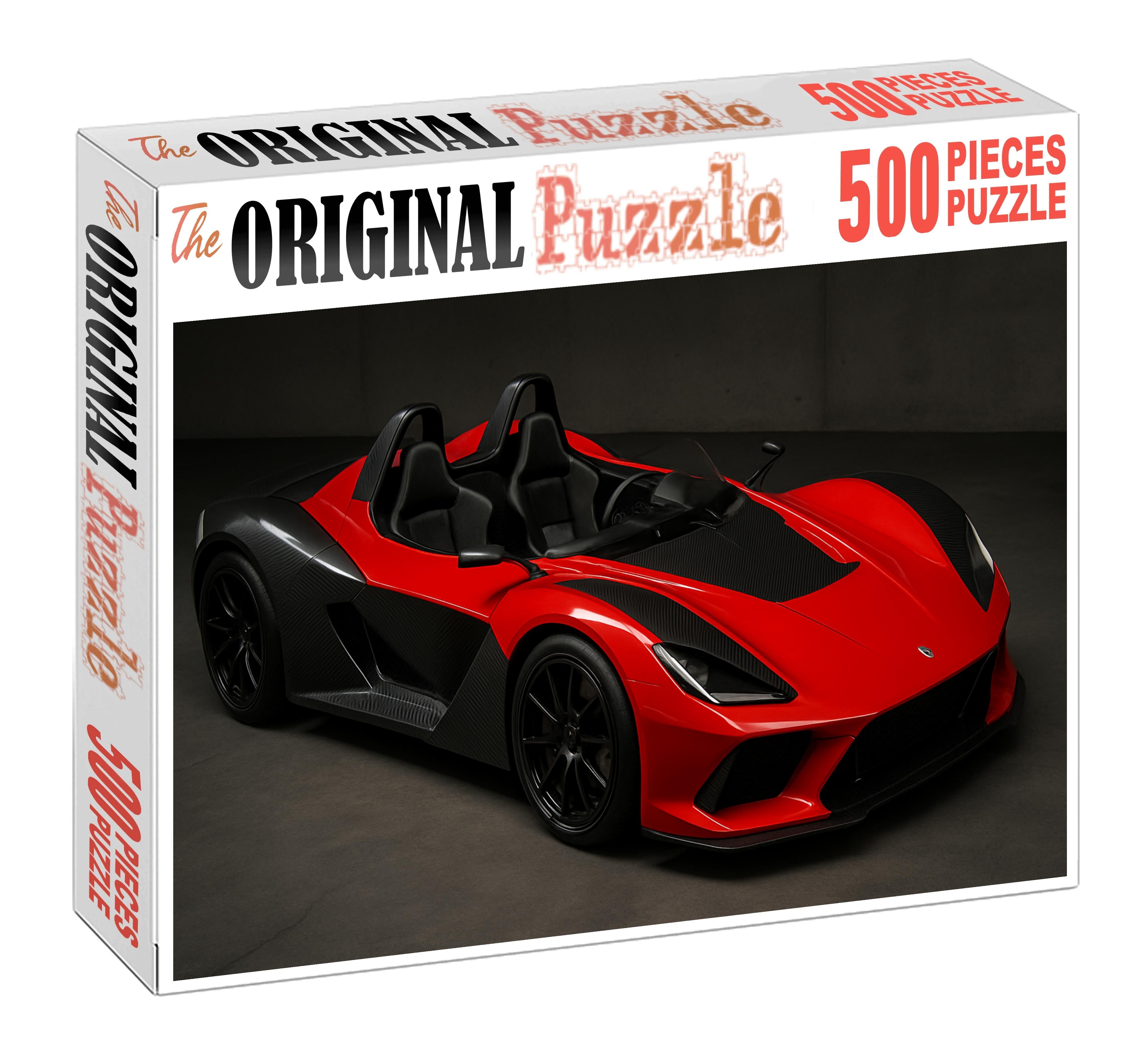 Falcon Aero Lightweight Carbon Fiber Roadster Puzzle For Kids