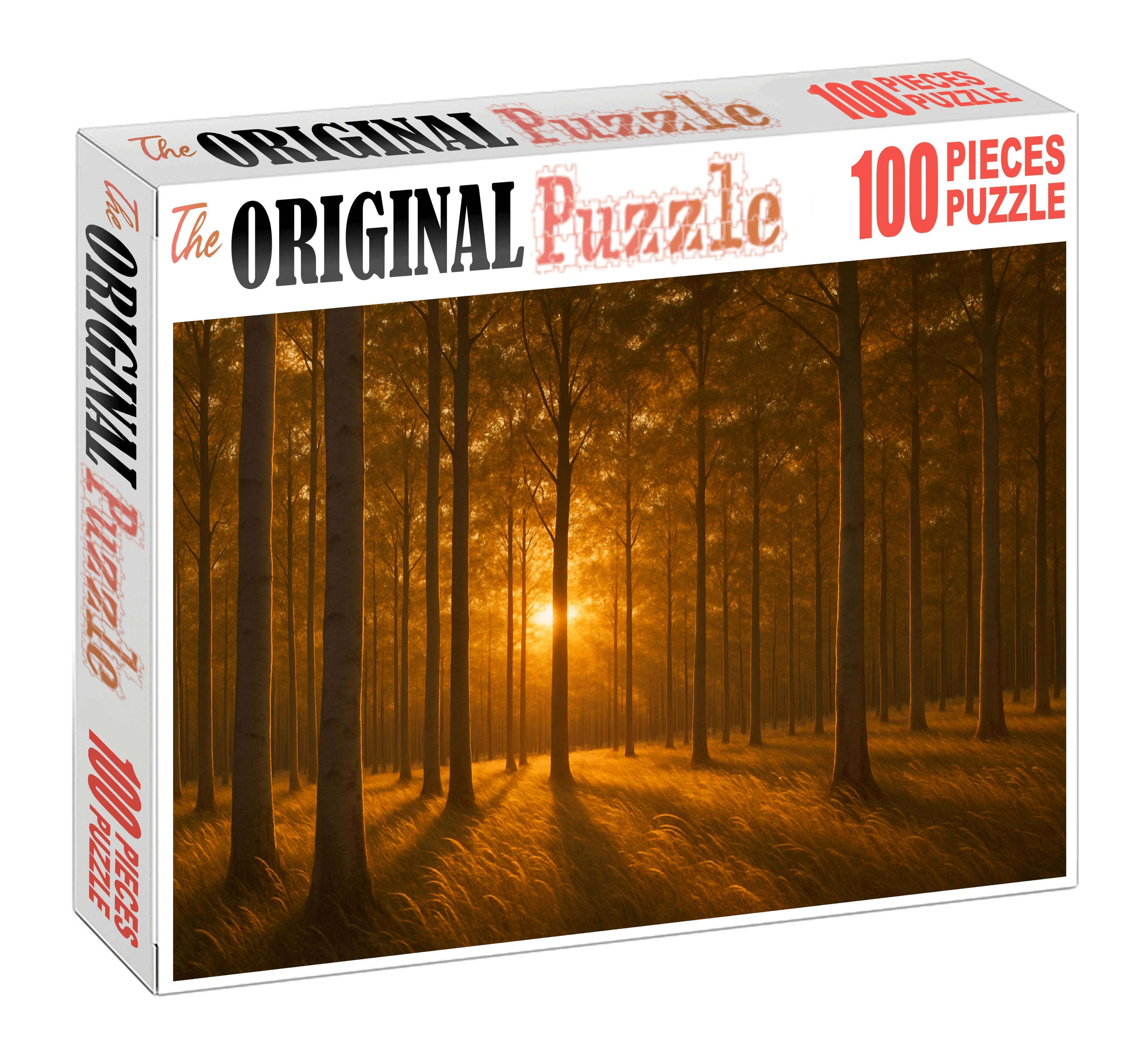 Golden Hour Birch Meadow Easy Puzzles