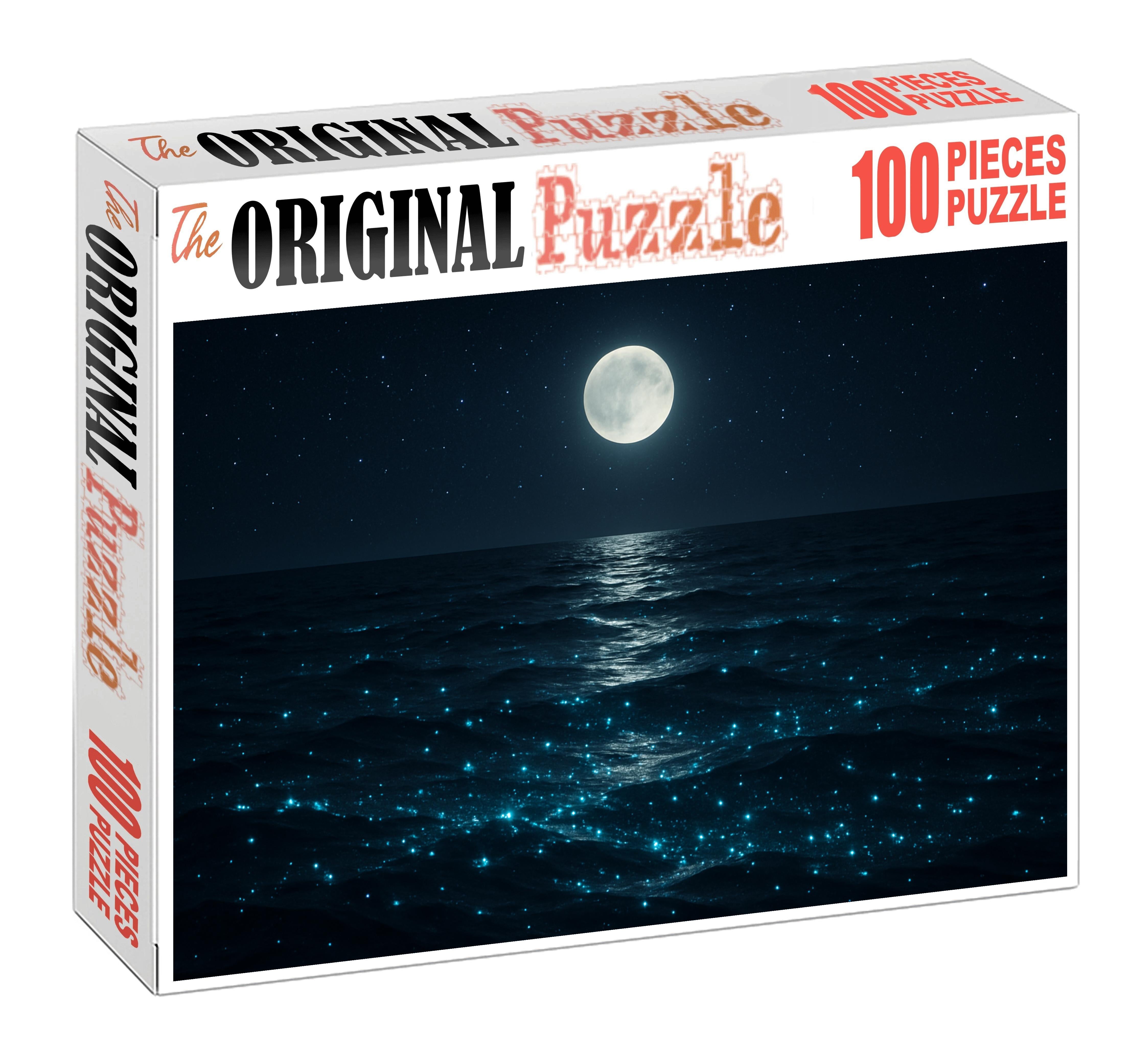 Moonlit Bioluminescent Drift 300 Piece Puzzle