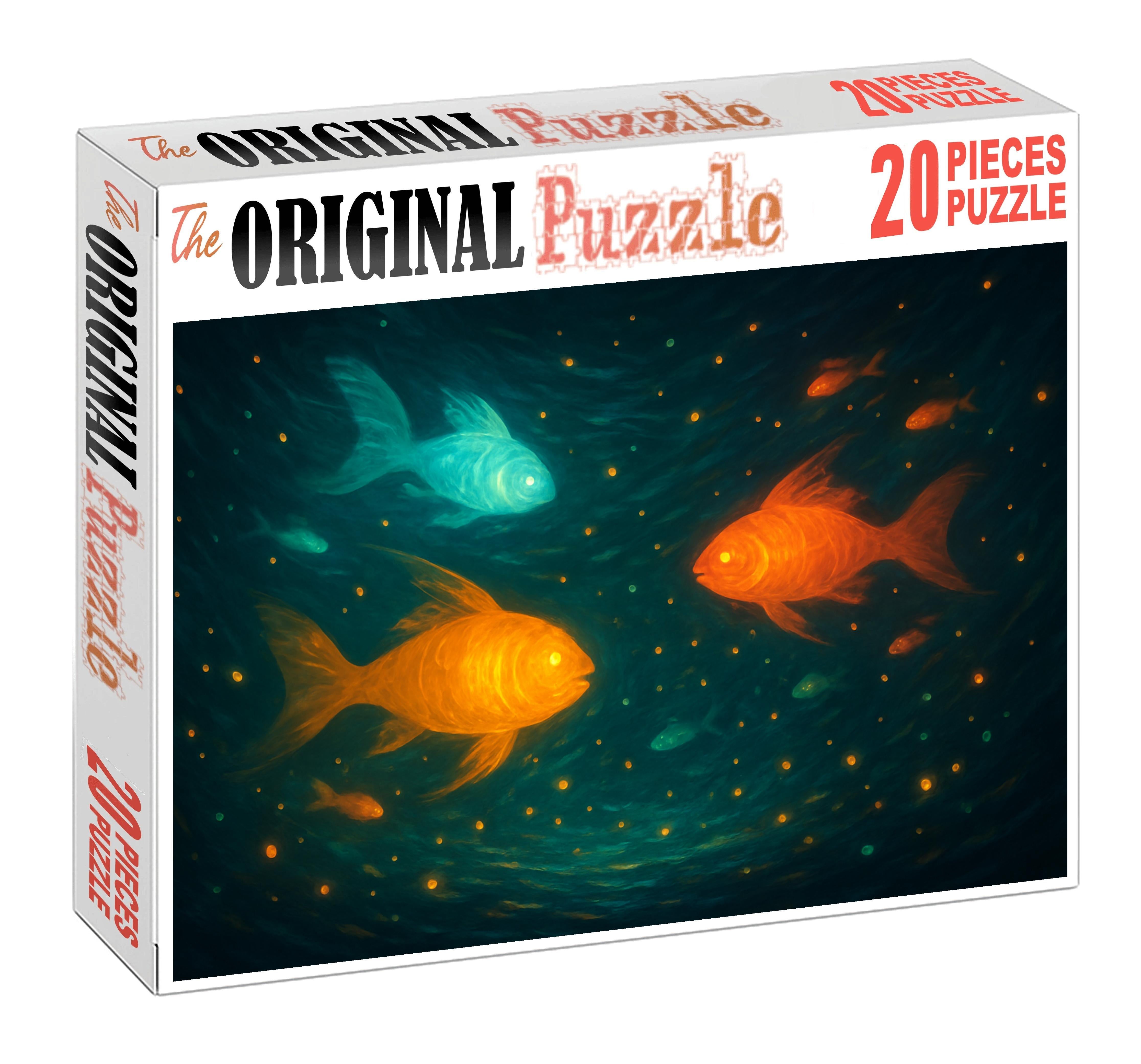 Lantern Fish Symphony 300 Piece Puzzle