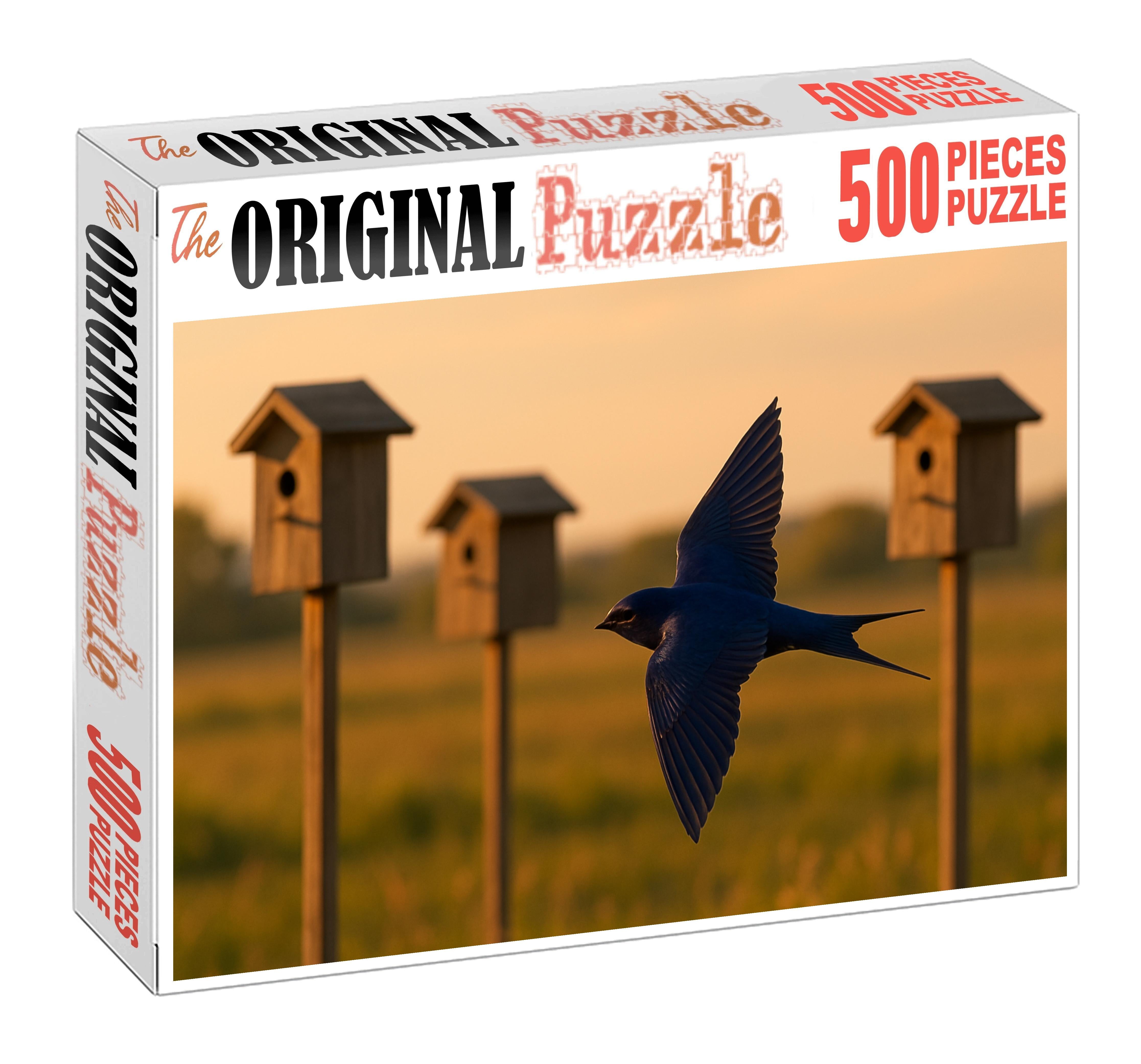 Purple Martin Social Skyscraper Surfer Family Puzzles
