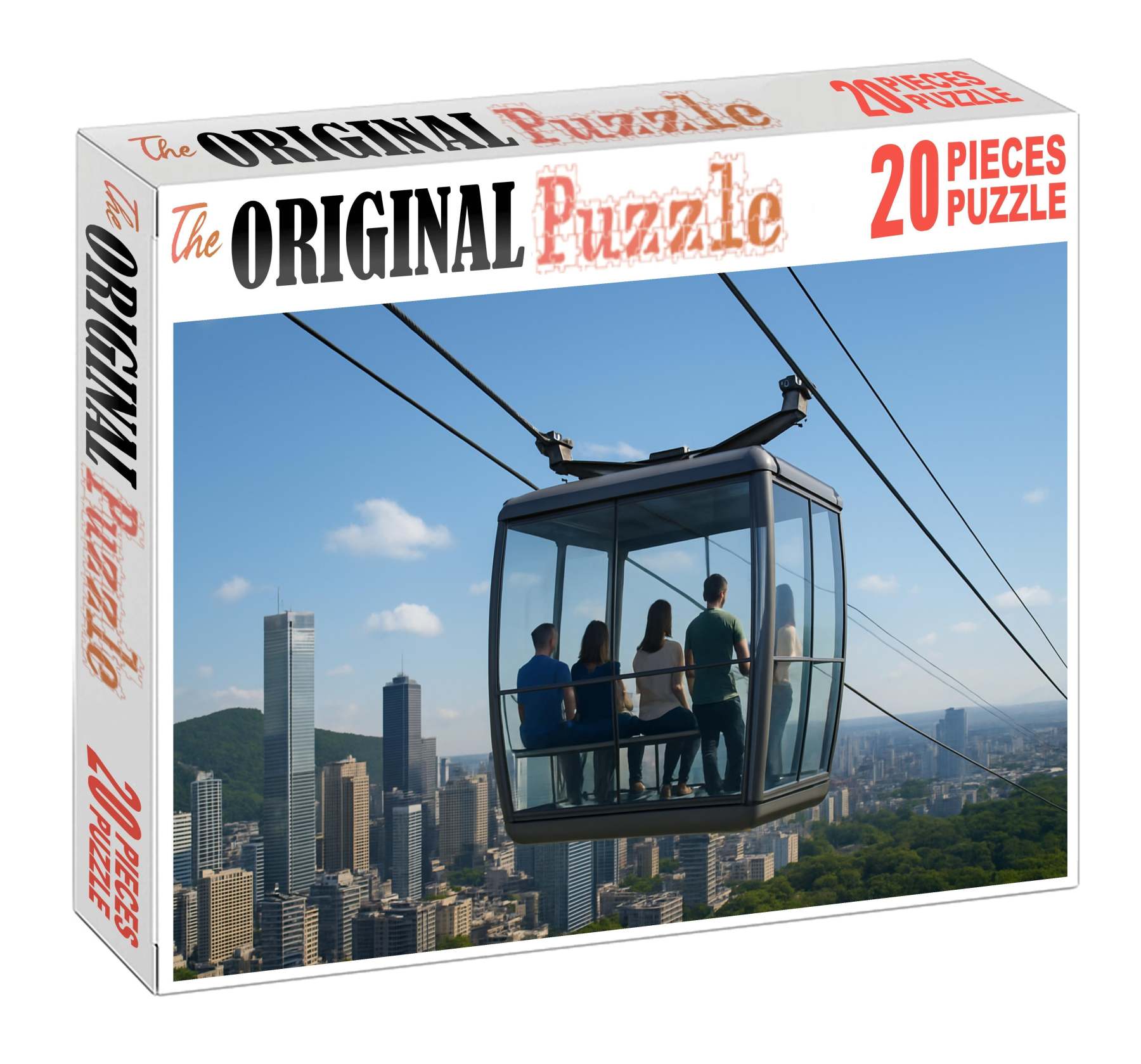 Autonomous Elevated Cable Car Puzzle For Adults