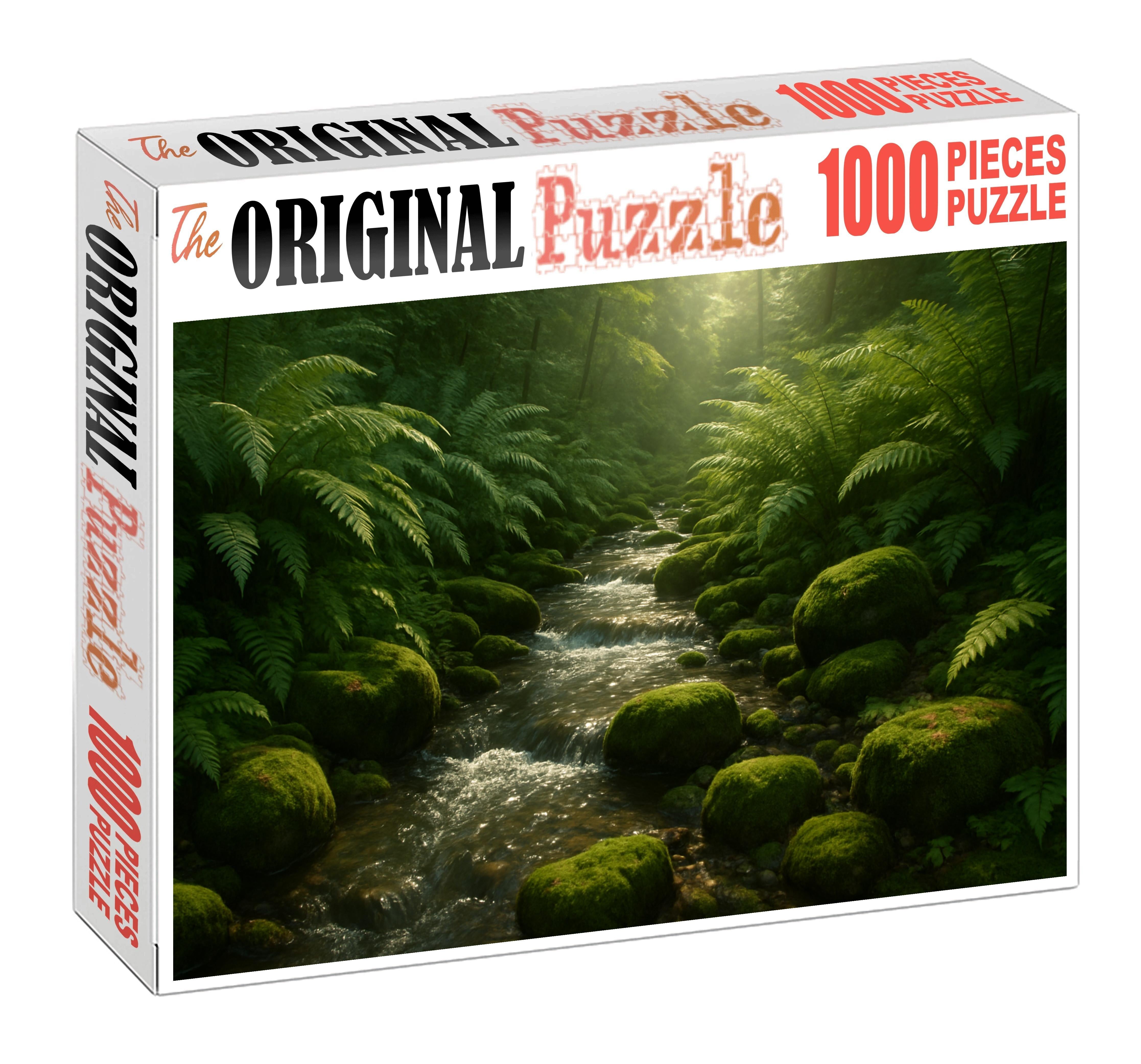 Fern-shrouded Brookside 300 Piece Puzzle